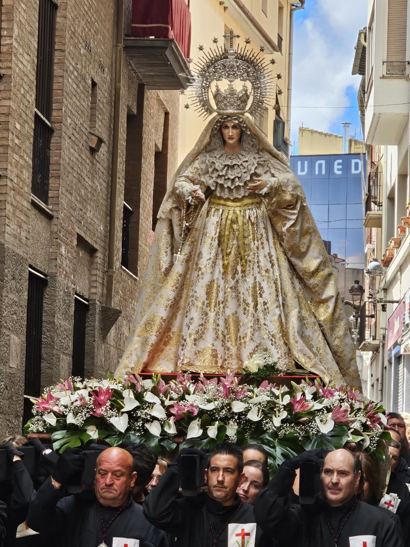  Procesión del Encuentro Glorioso de Barbastro. Foto José Luis Villar, Junta Coordinadora de Cofradías