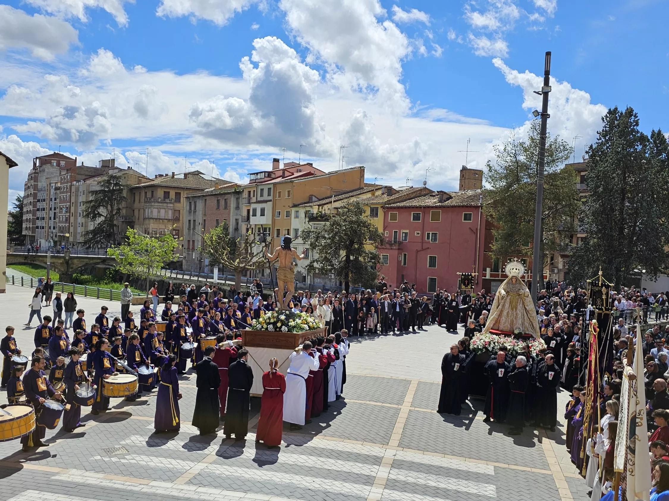 Procesión del Encuentro Glorioso de Barbastro. Foto José Luis Villar, Junta Coordinadora de Cofradías