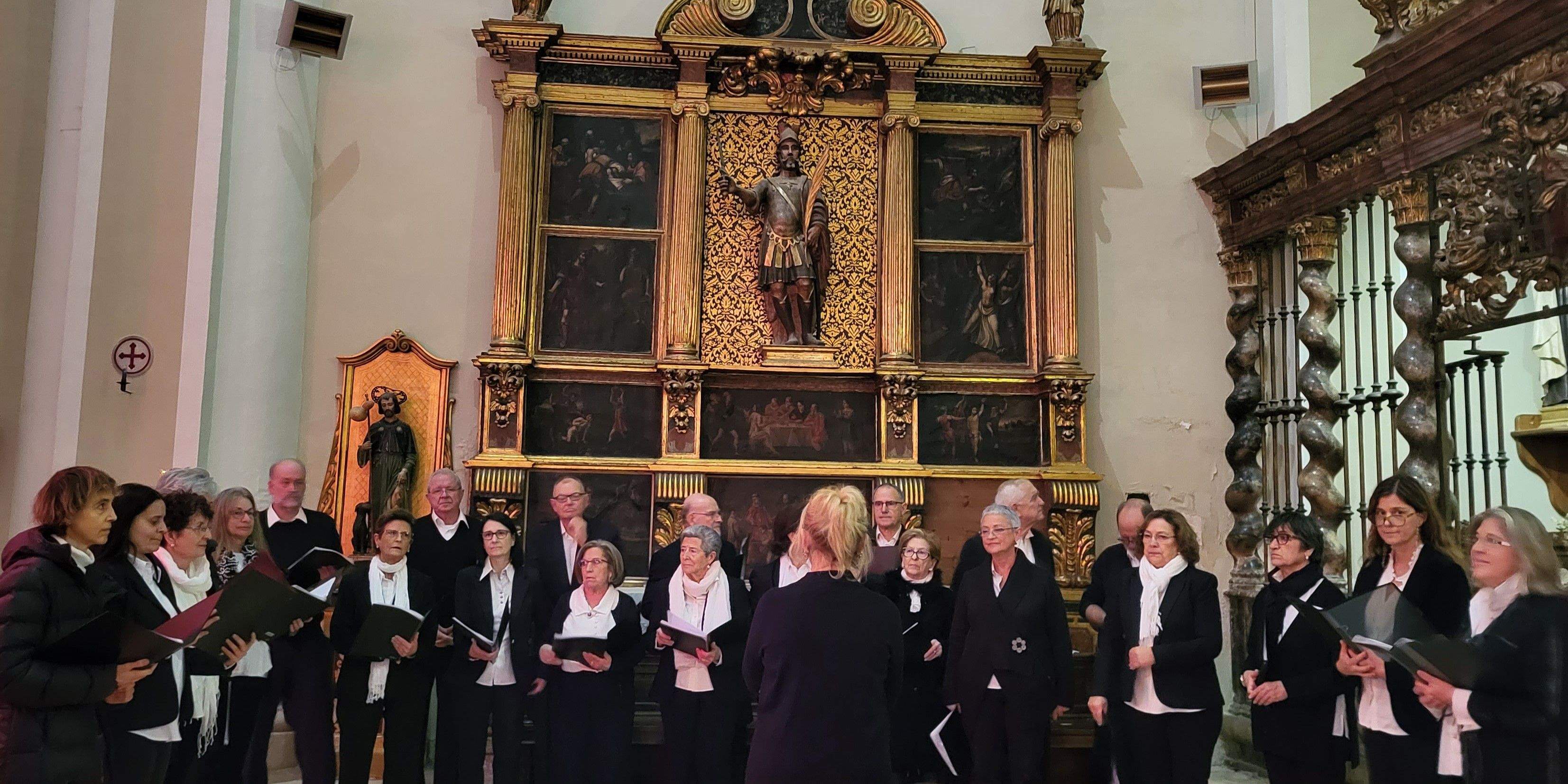 Bendición del belén de la iglesia de San Lorenzo