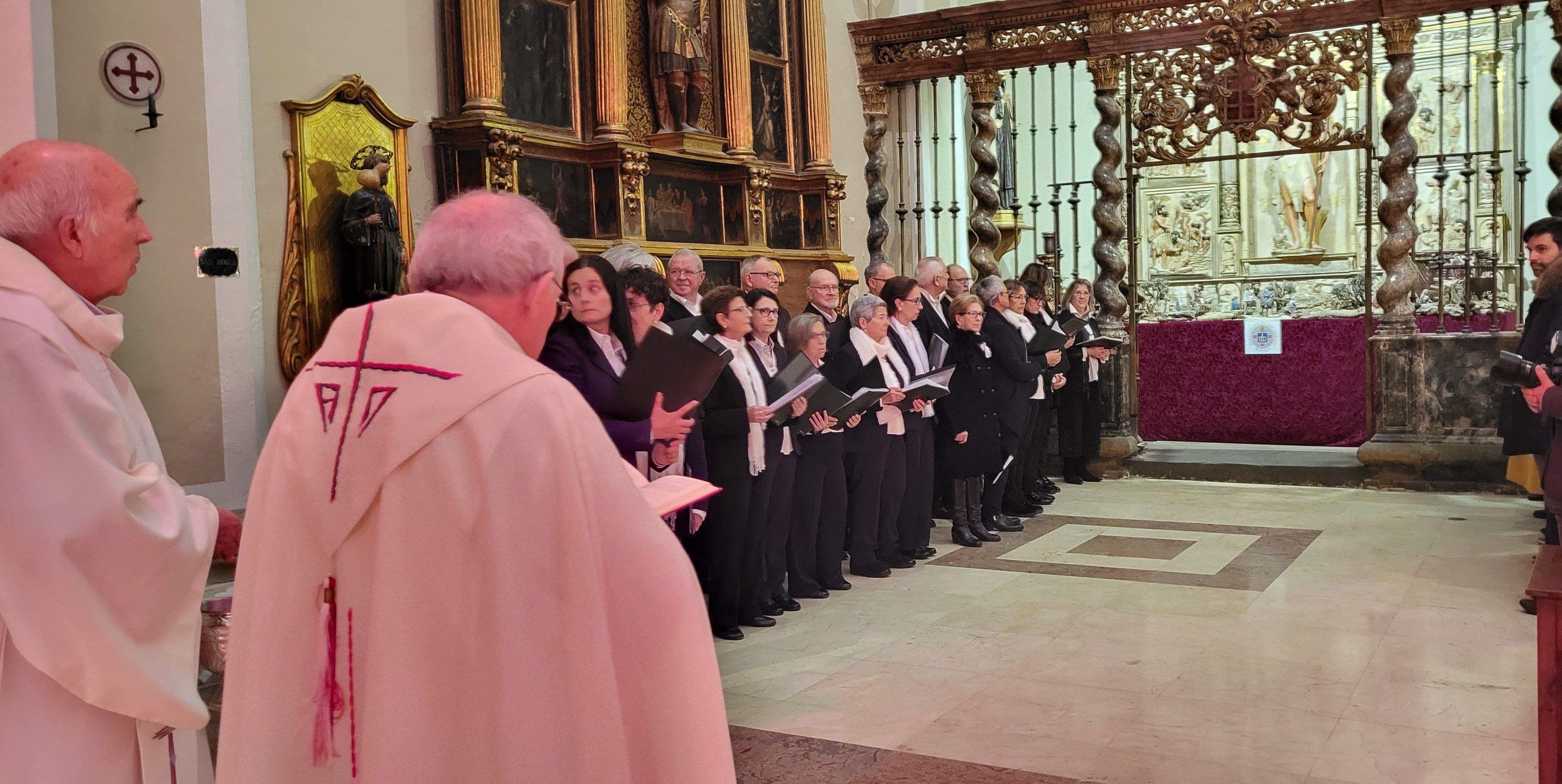 Bendición del belén de la iglesia de San Lorenzo