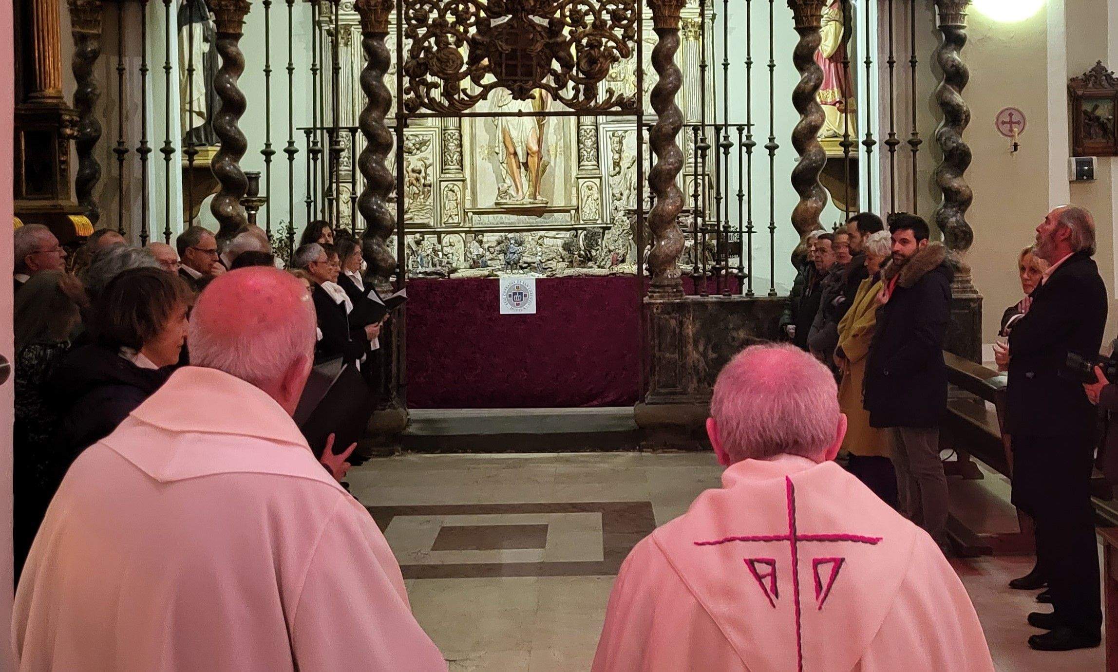 Bendición del belén de la iglesia de San Lorenzo