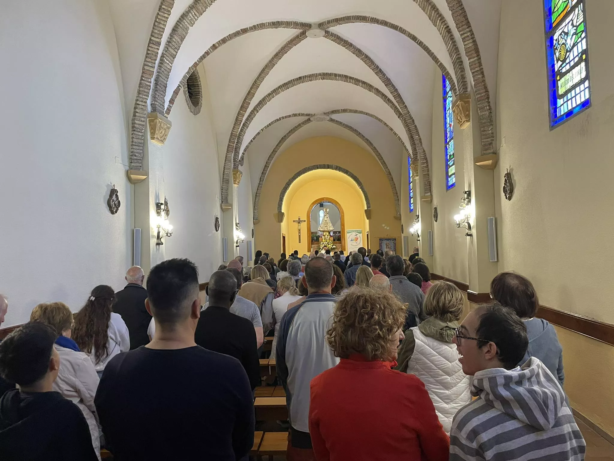 Celebración de la romería del Día de la Alegría en Monzón.