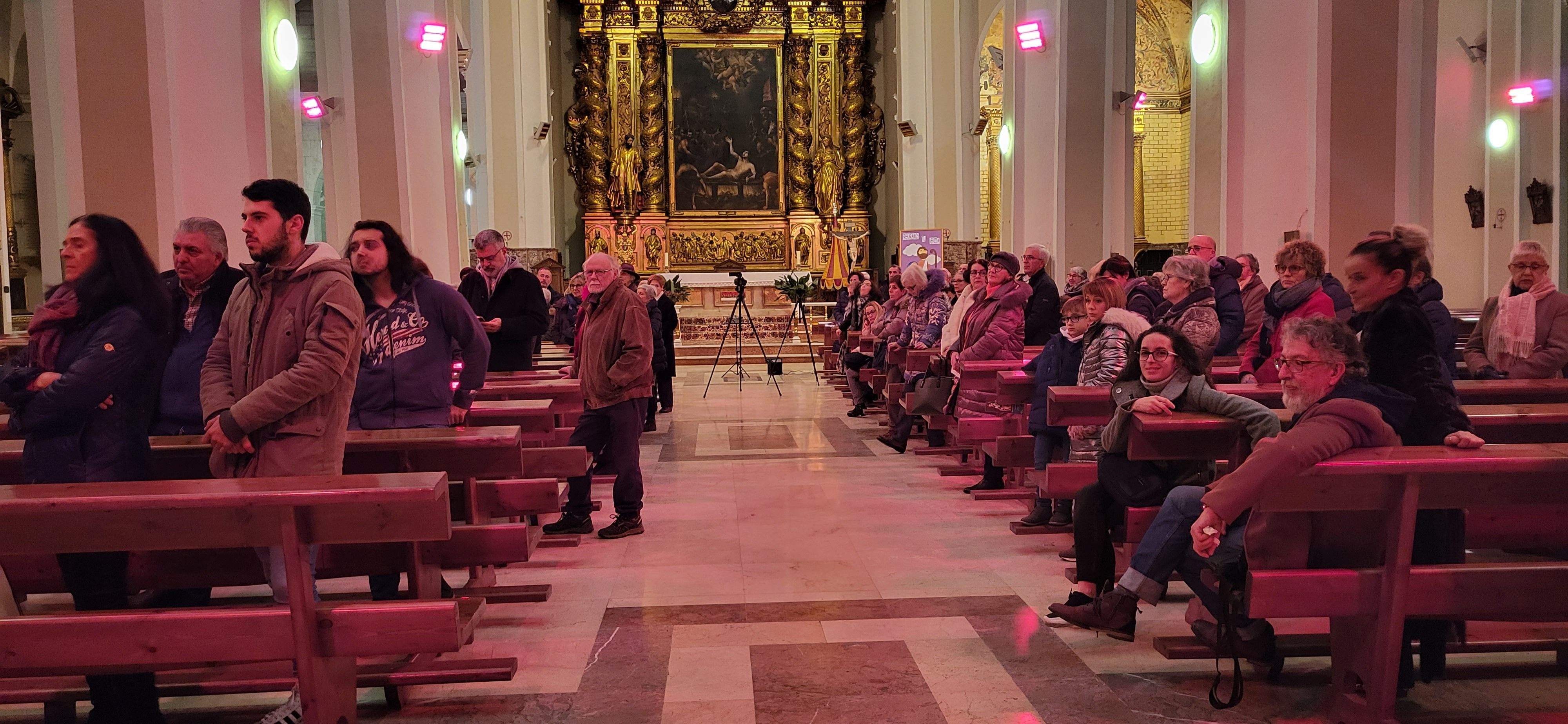 Bendición del belén de la iglesia de San Lorenzo