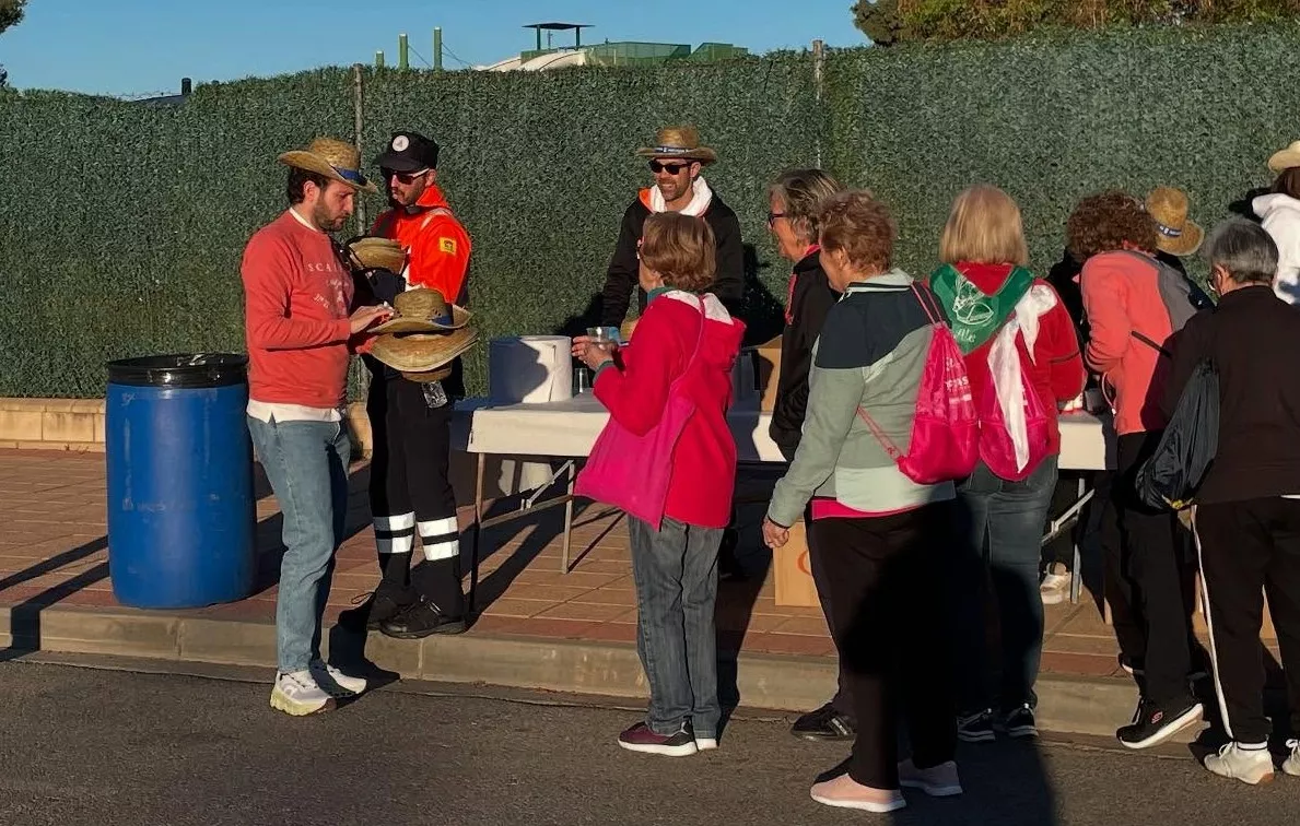 Celebración de la romería del Día de la Alegría en Monzón.