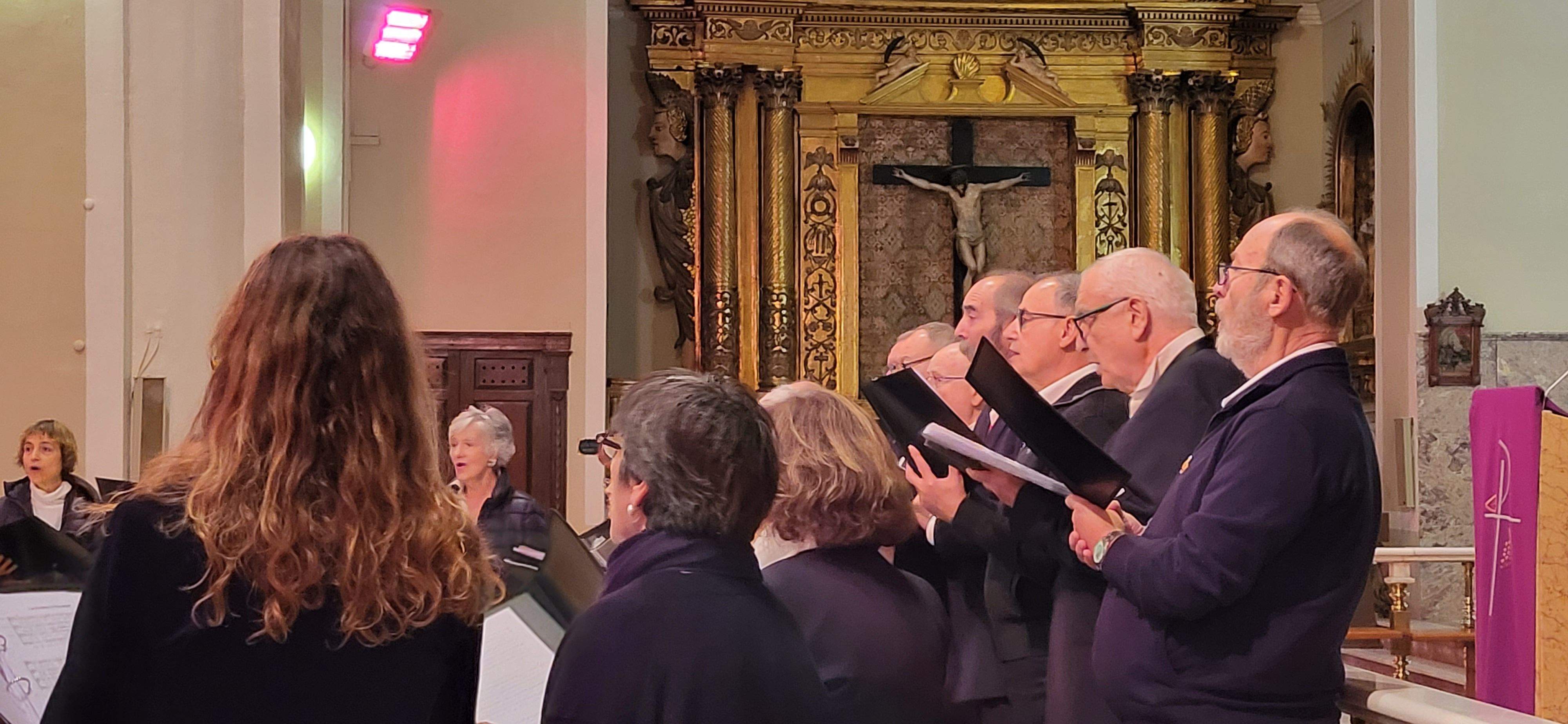 Bendición del belén de la iglesia de San Lorenzo