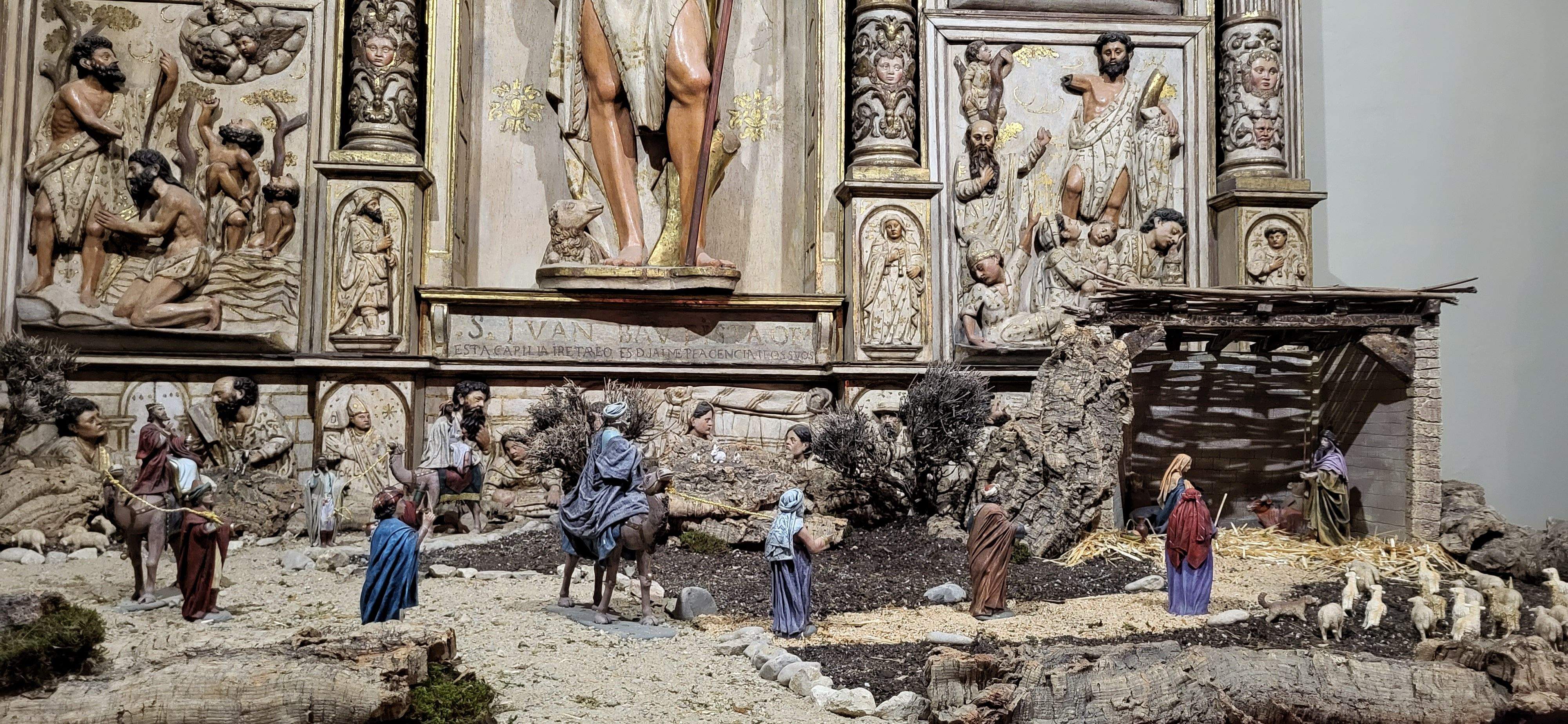 Bendición del belén de la iglesia de San Lorenzo