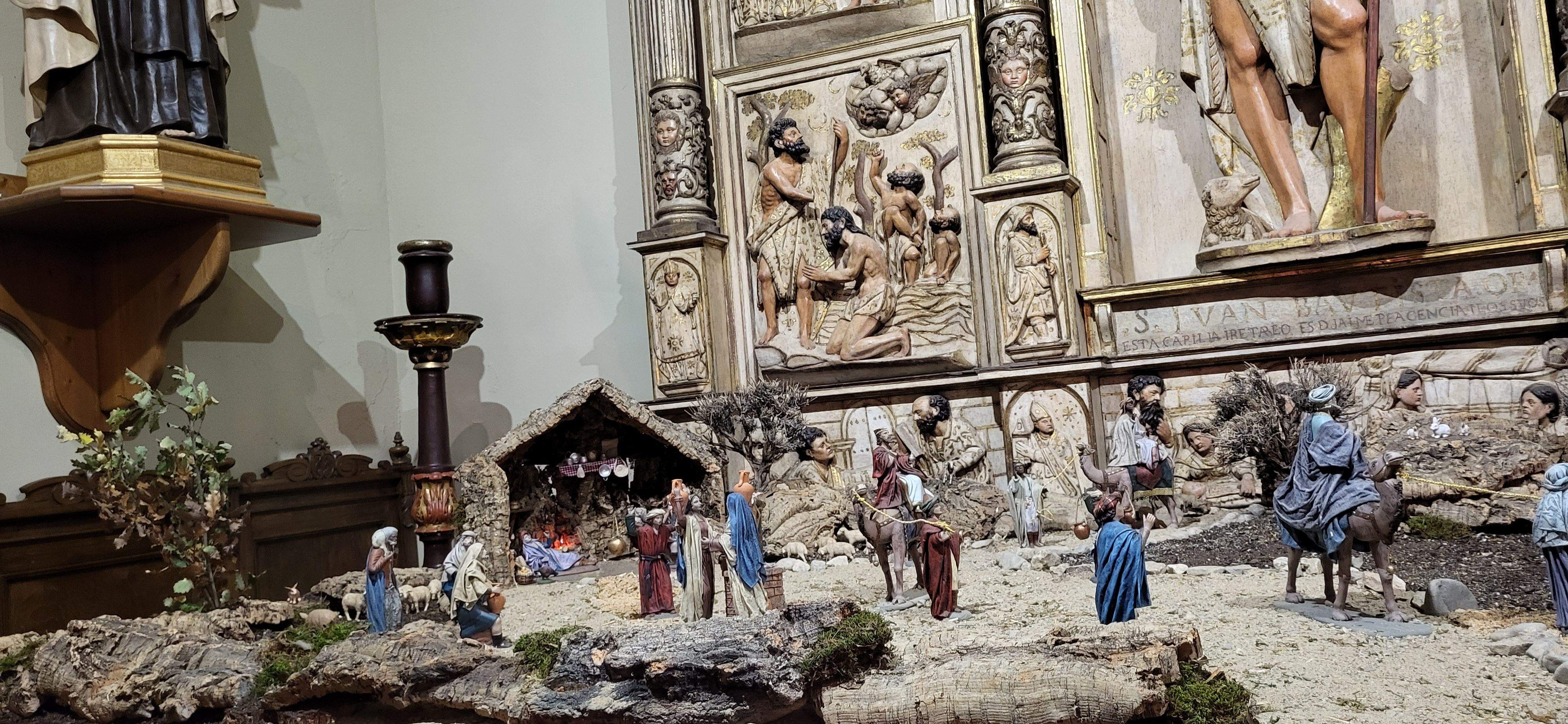 Bendición del belén de la iglesia de San Lorenzo