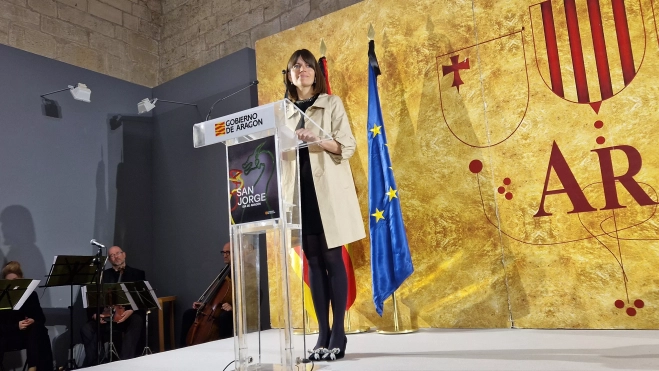 Sonia Abadía. Día de Aragón en Huesca. Foto Myriam Martínez Sonia Abadía. Día de Aragón en Huesca. Foto Myriam Martínez