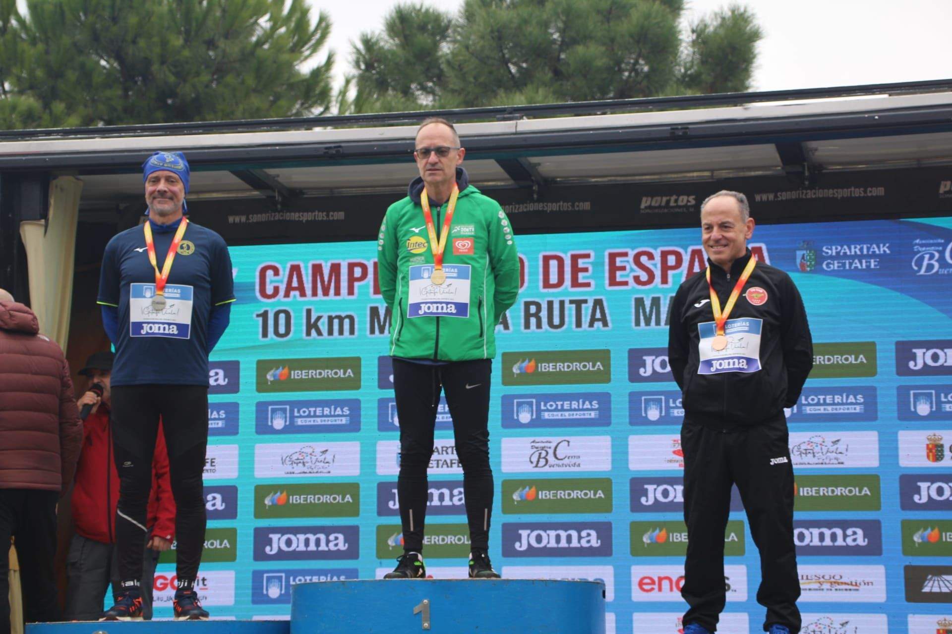 Juan Manuel de Lucas, campeón de España Máster de marcha