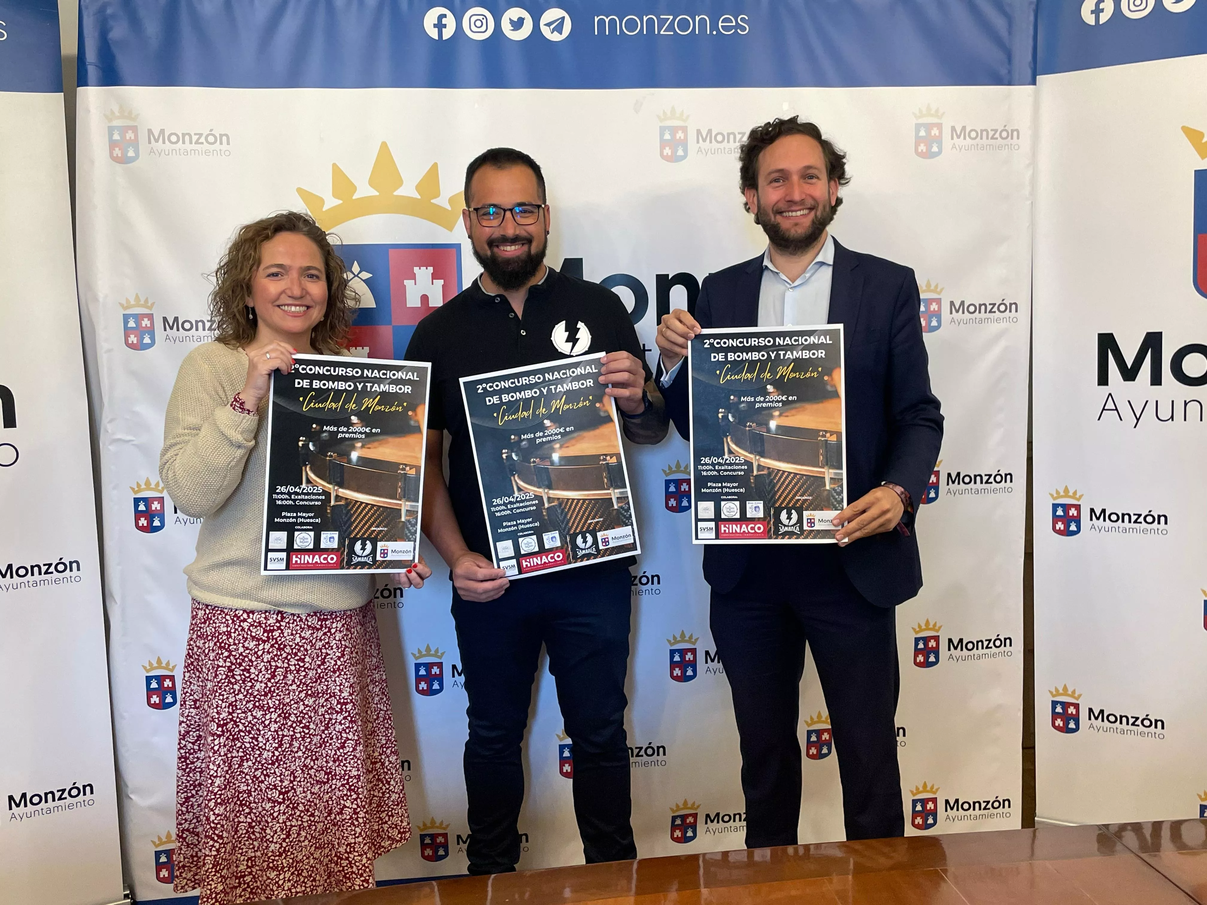 Presentación del Encuentro de Bombos y Tambores de Monzón.