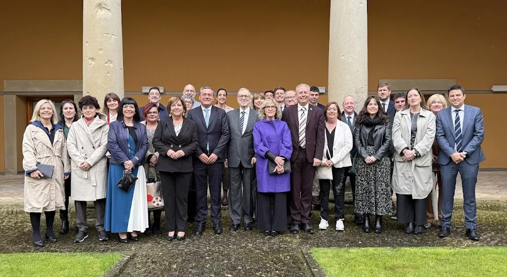 Representantes del PSOE en el Día de Aragón en Huesca.