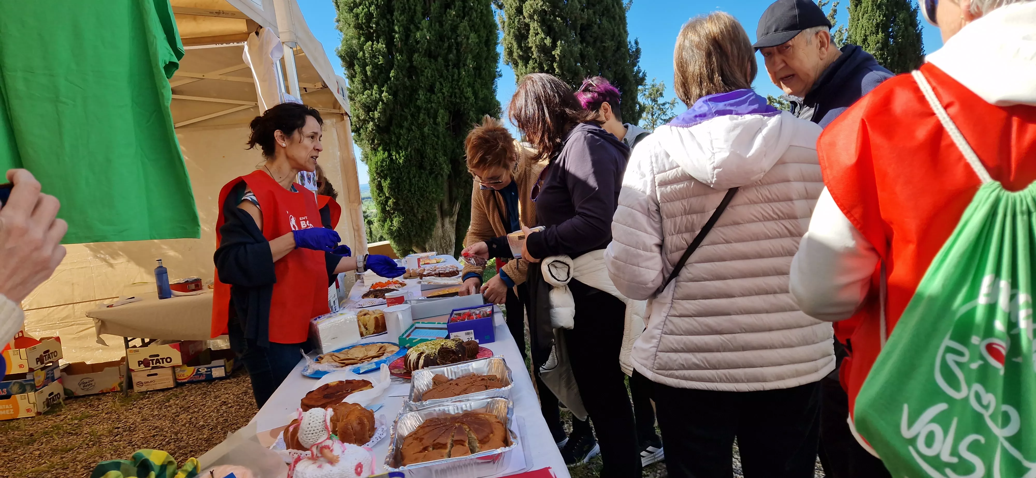 Día de San Jorge en el cerro de Huesca. Foto Myriam Martínez