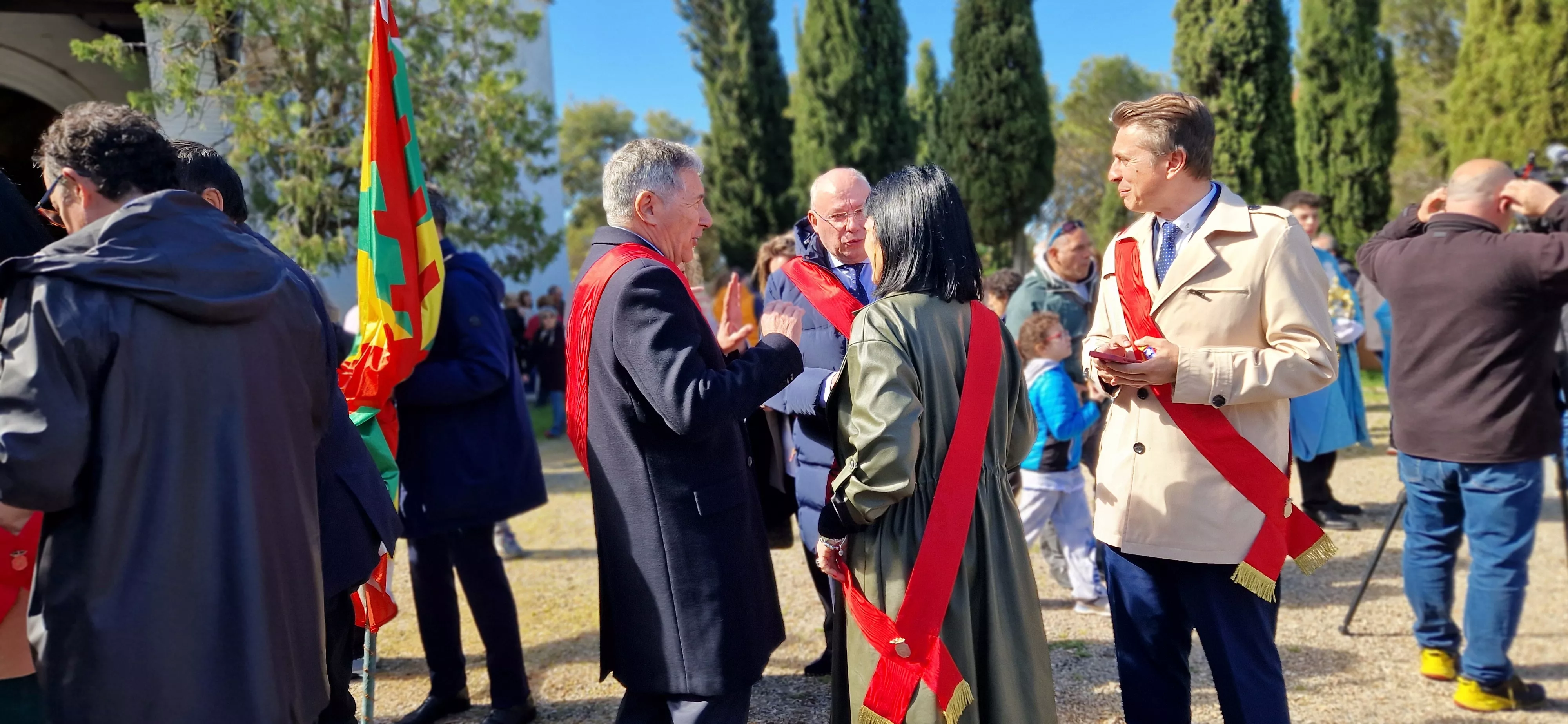 Día de San Jorge en el cerro de Huesca. Foto Myriam Martínez