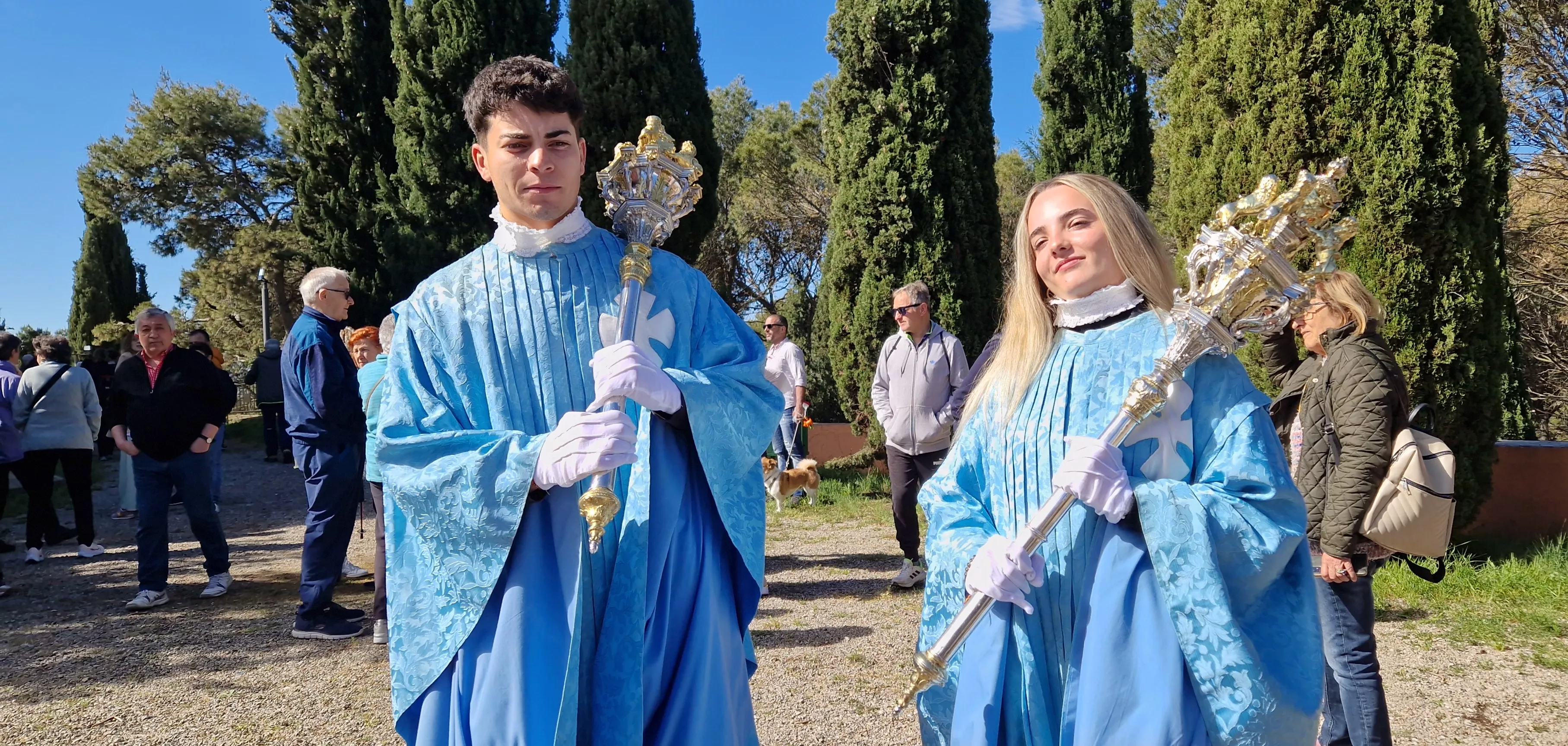 Día de San Jorge en el cerro de Huesca. Foto Myriam Martínez