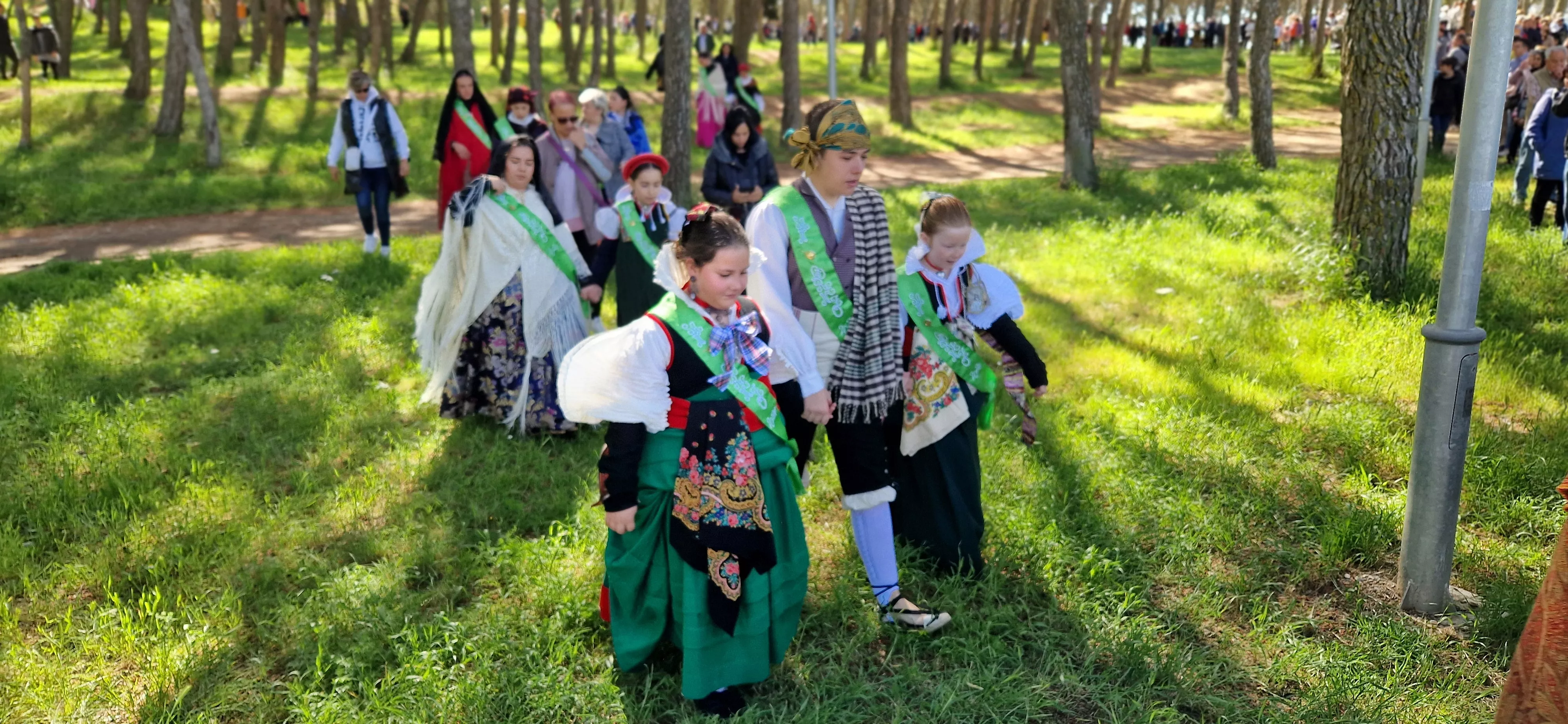 Día de San Jorge en el cerro de Huesca. Foto Myriam Martínez