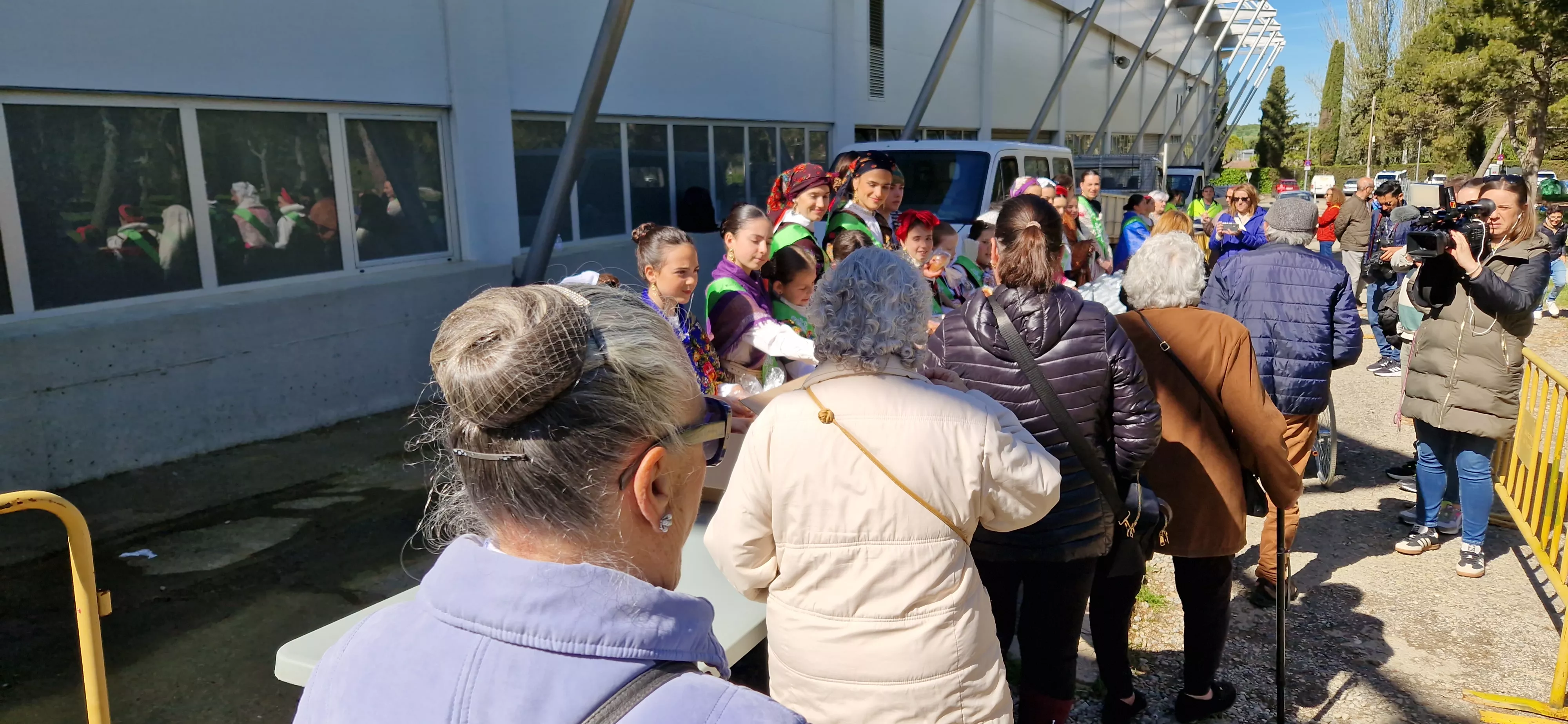 Día de San Jorge en el cerro de Huesca. Foto Myriam Martínez