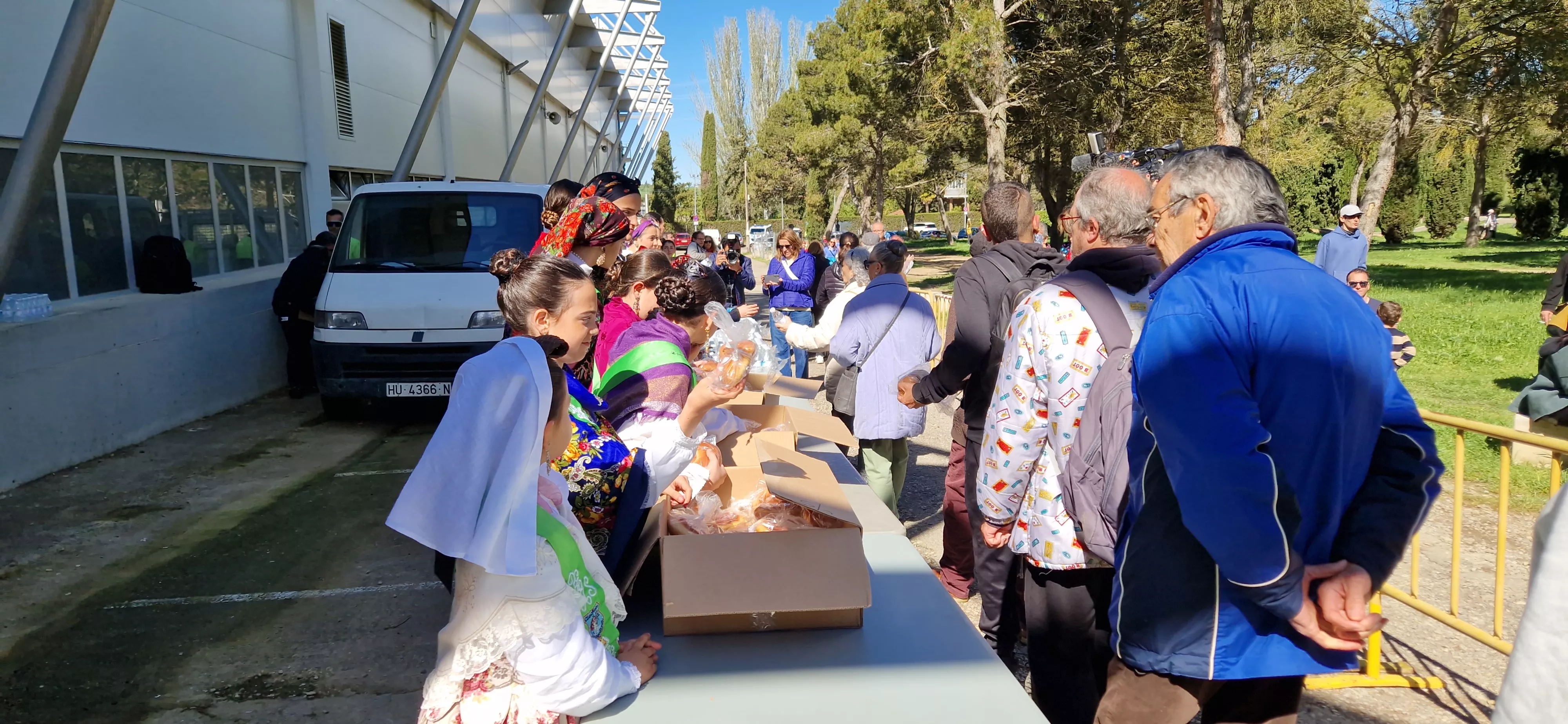 Día de San Jorge en el cerro de Huesca. Foto Myriam Martínez