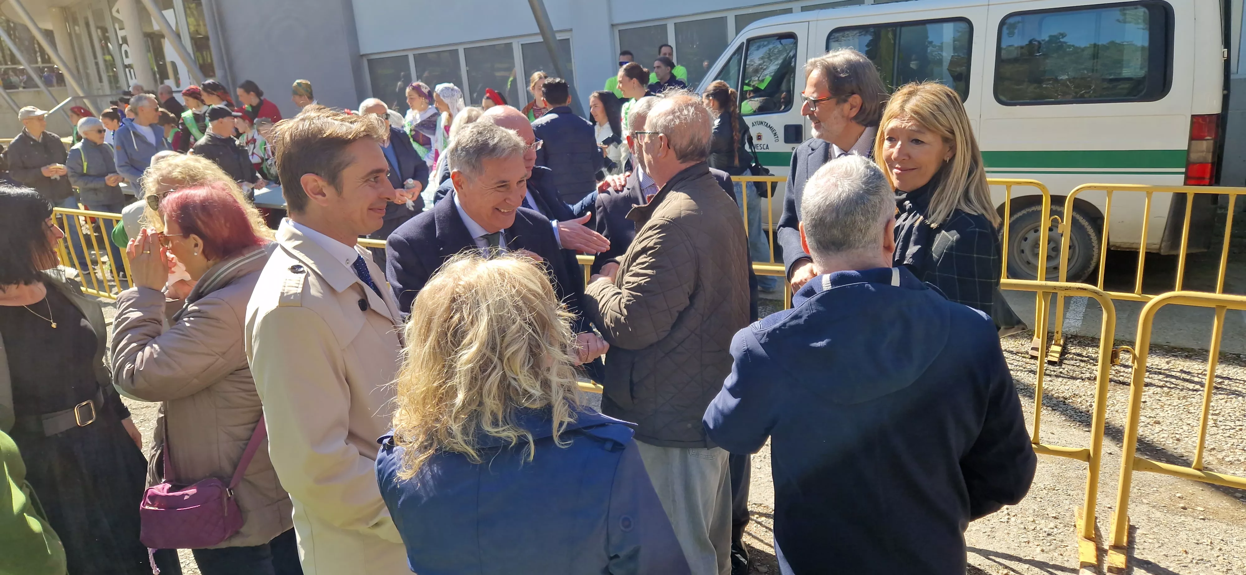 Día de San Jorge en el cerro de Huesca. Foto Myriam Martínez
