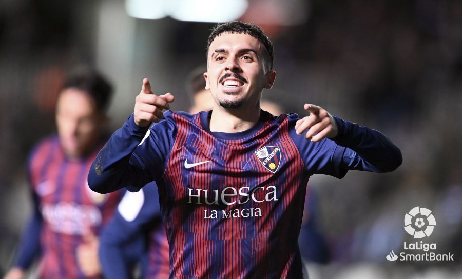 Imágenes del partido Burgos Huesca. Foto La Liga