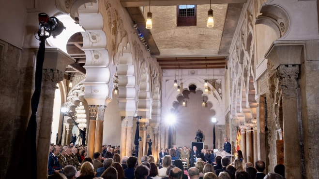 Celebración en La Aljafería