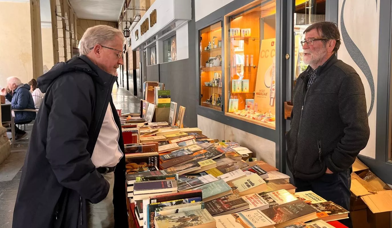 Celebración en Huesca del Día del Libro. Foto Mercedes Manterola