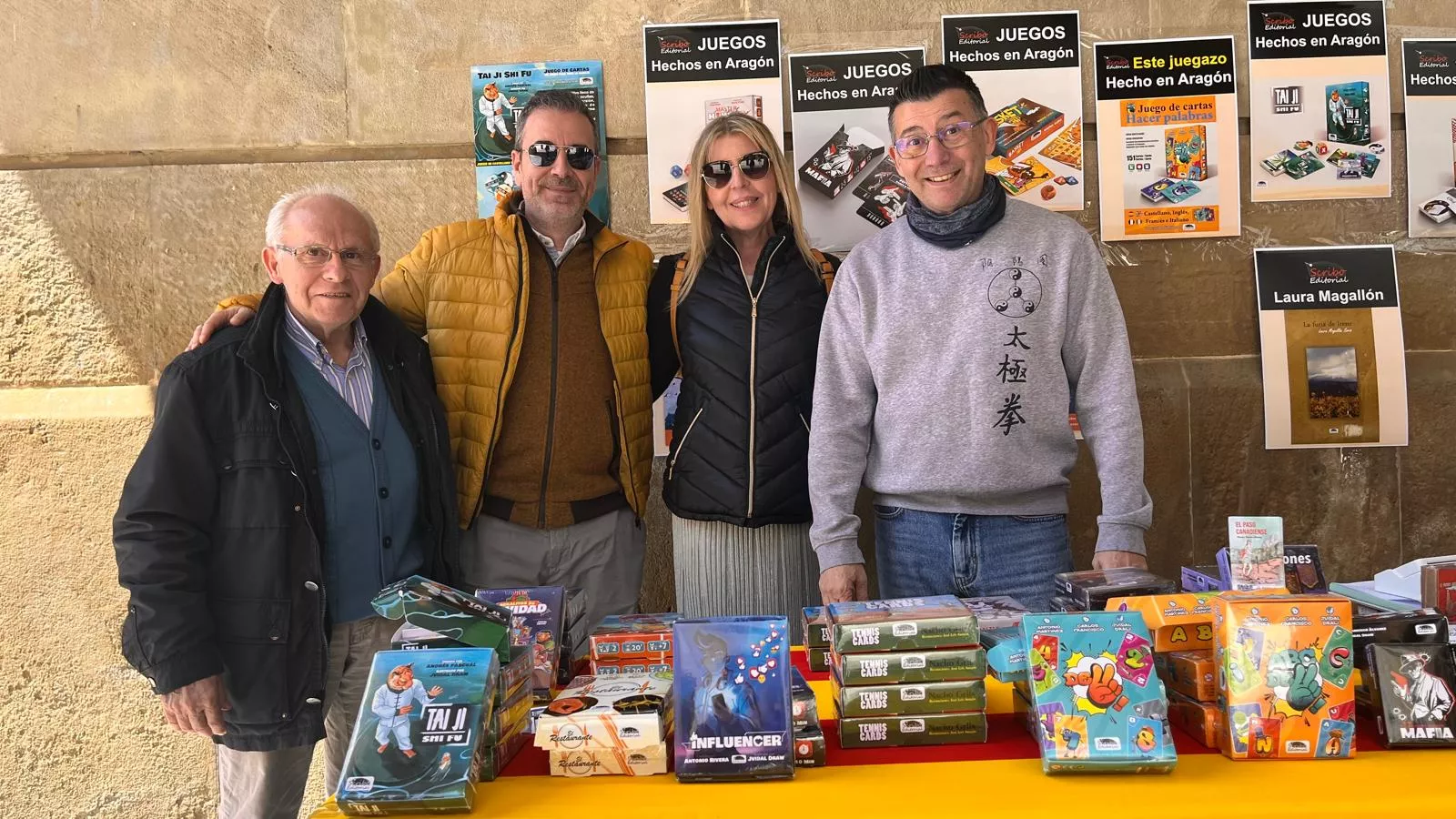 Celebración en Huesca del Día del Libro. Foto Mercedes Manterola