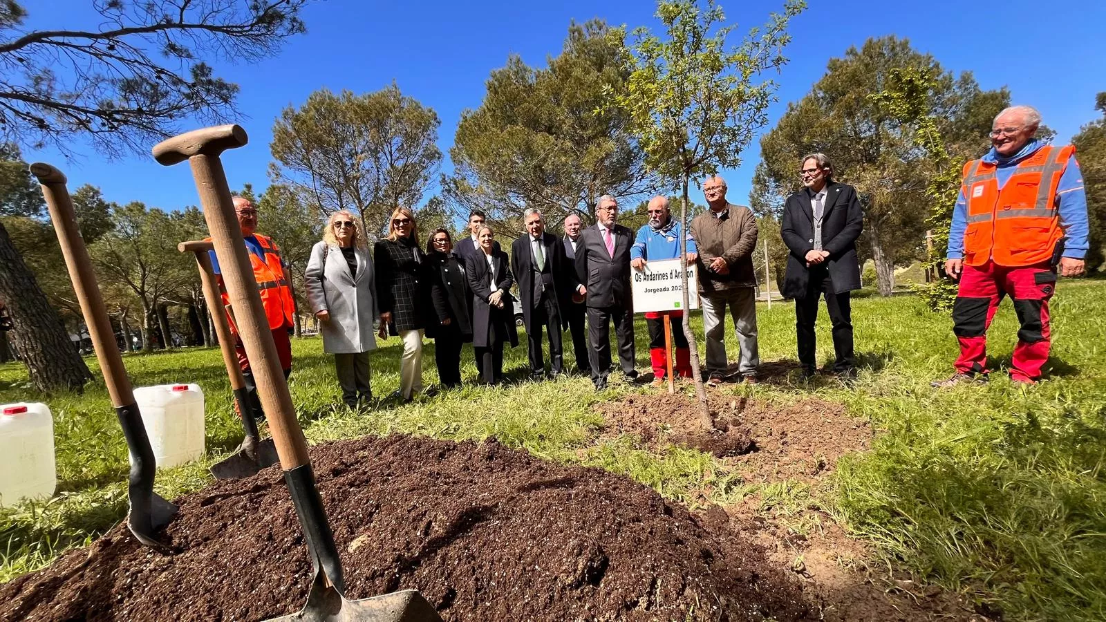 24 edición de la Jorgeada que ha unido Zaragoza y Huesca. Foto Mercedes Manterola