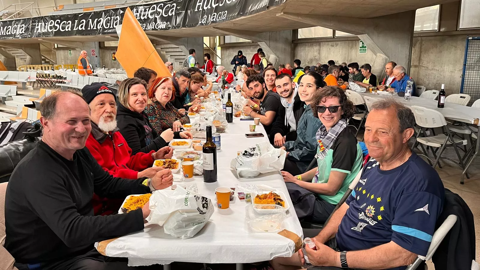 24 edición de la Jorgeada que ha unido Zaragoza y Huesca. Foto Mercedes Manterola