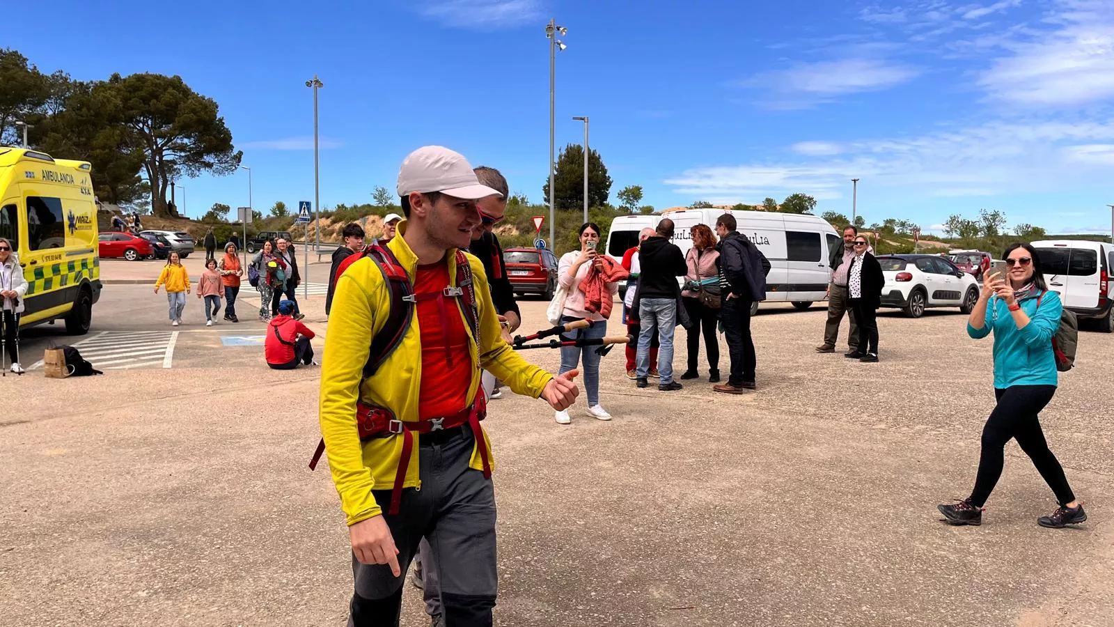 24 edición de la Jorgeada que ha unido Zaragoza y Huesca. Foto Mercedes Manterola