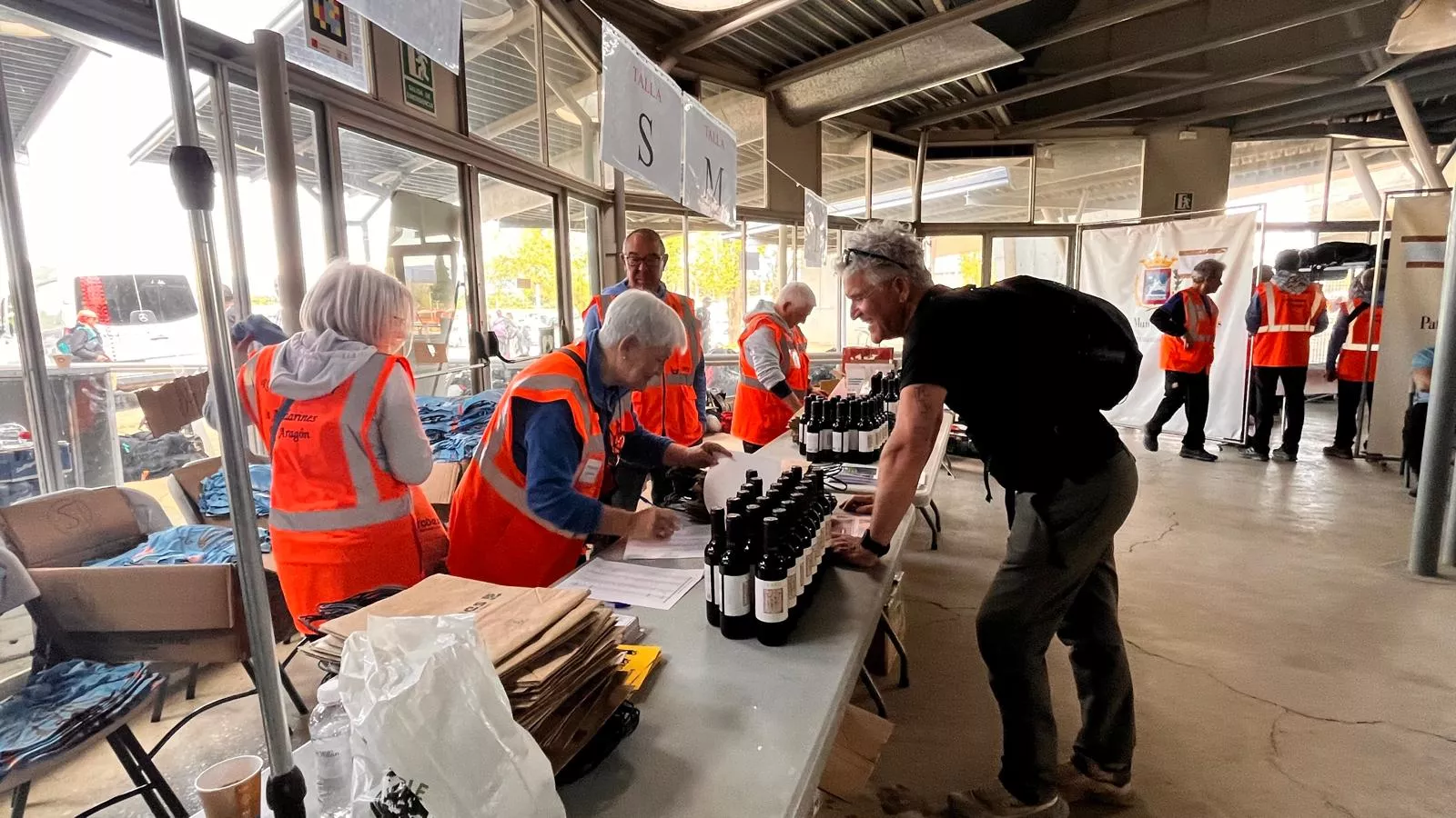24 edición de la Jorgeada que ha unido Zaragoza y Huesca. Foto Mercedes Manterola