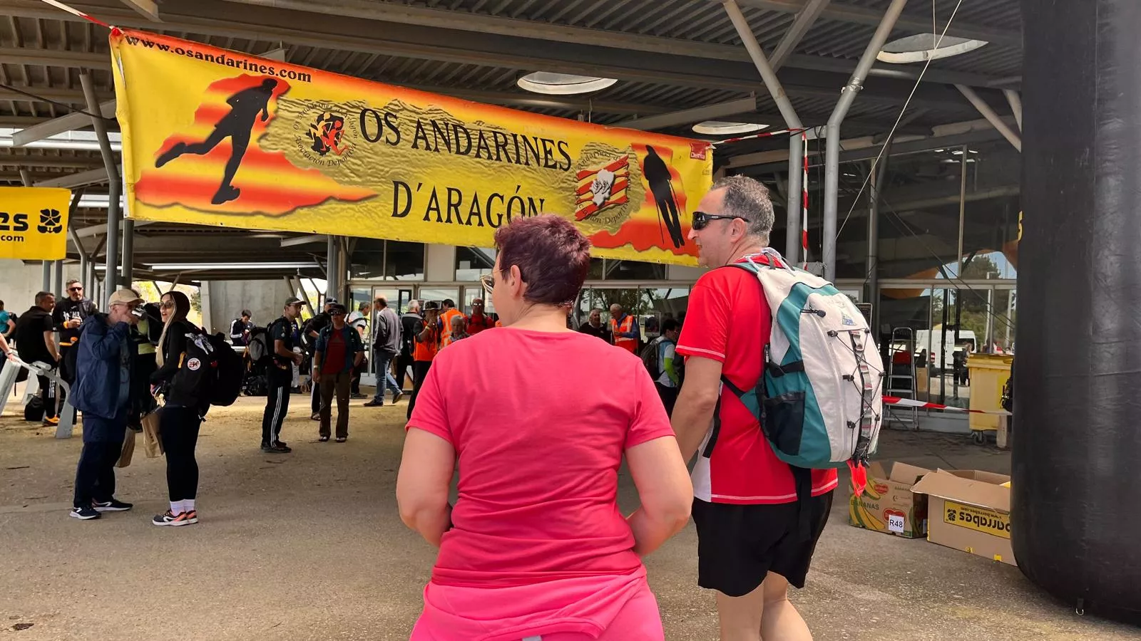 24 edición de la Jorgeada que ha unido Zaragoza y Huesca. Foto Mercedes Manterola