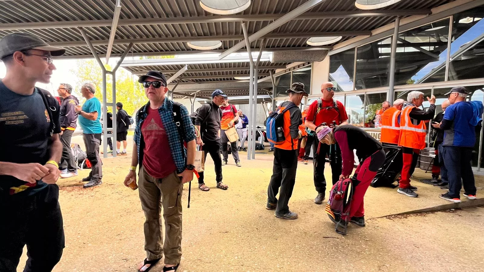 24 edición de la Jorgeada que ha unido Zaragoza y Huesca. Foto Mercedes Manterola