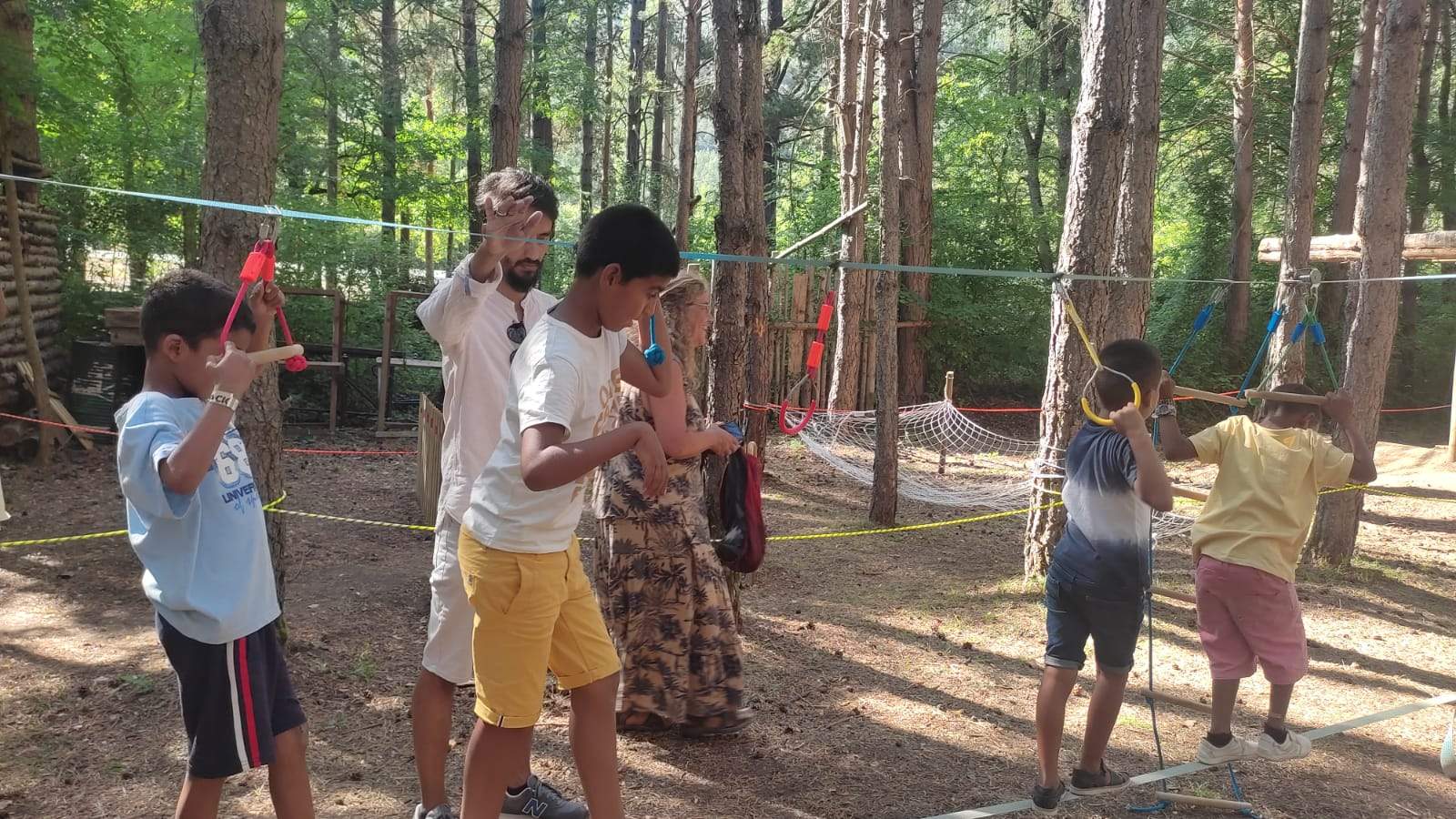 Encuentro de niños saharauis y sus familias de acogida en  Jaca 