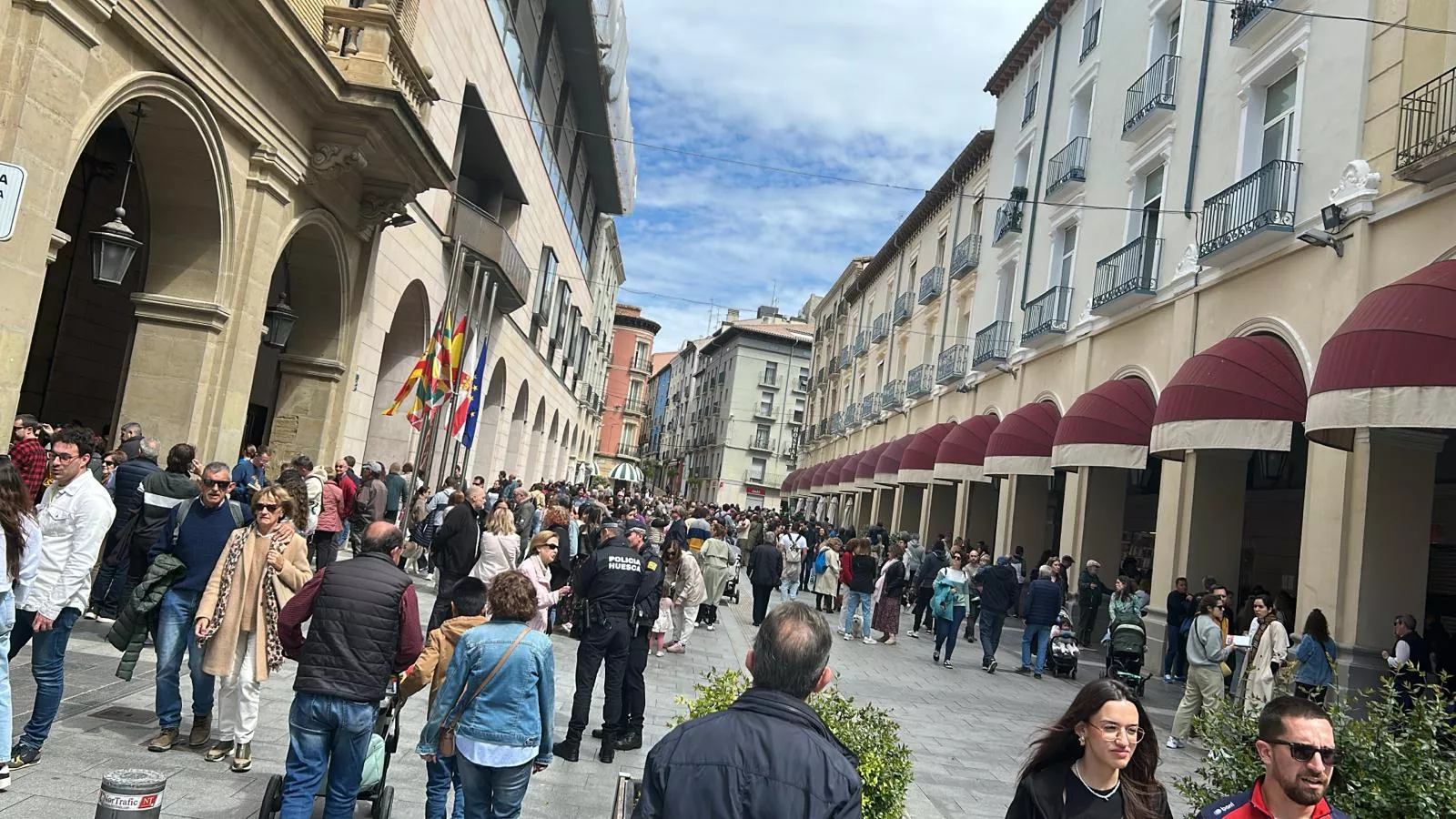 Celebración en Huesca del Día del Libro.