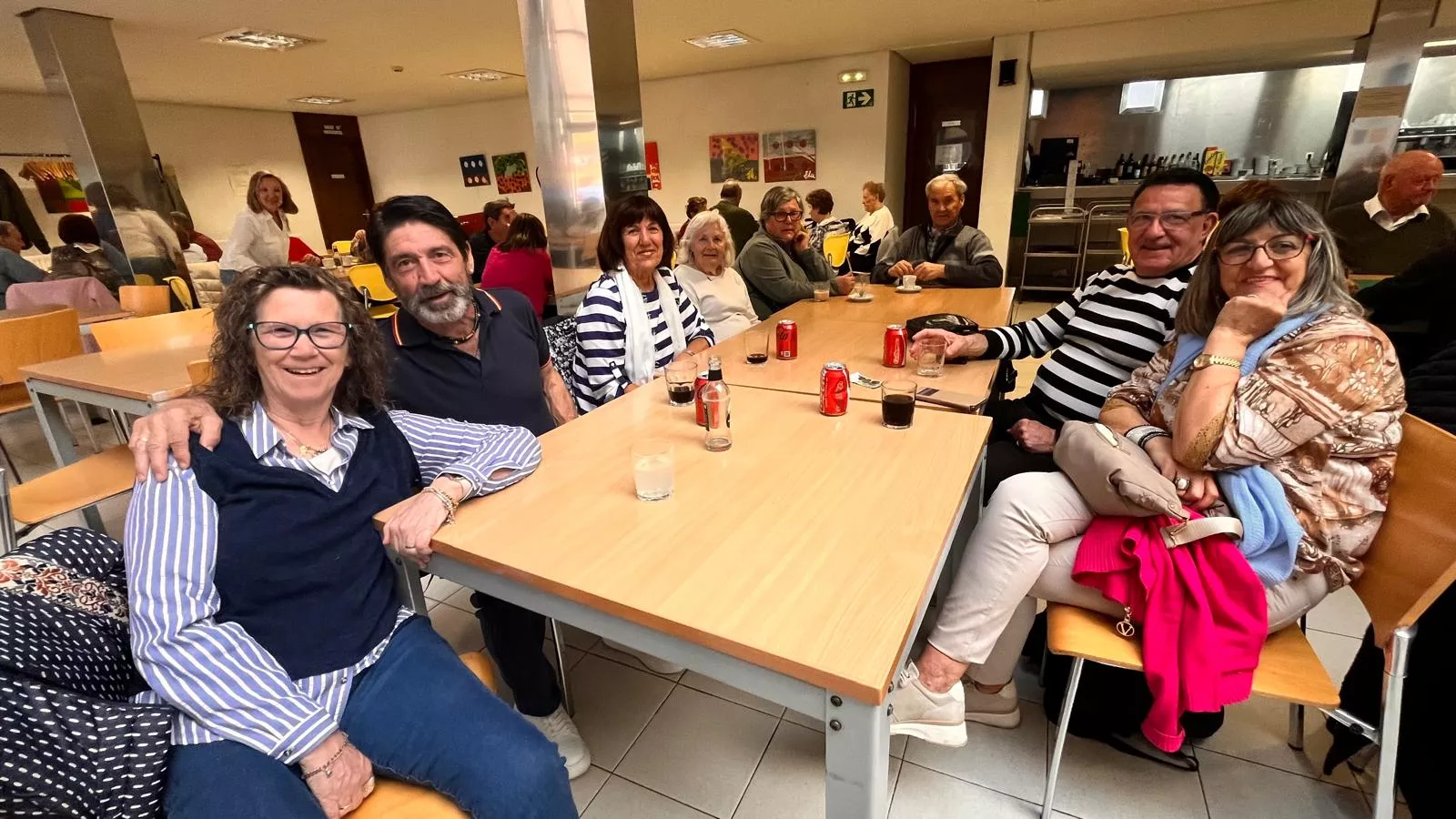El Hogar de Mayores de Huesca se queda sin tortas por un olvido. Foto Mercedes Manterola