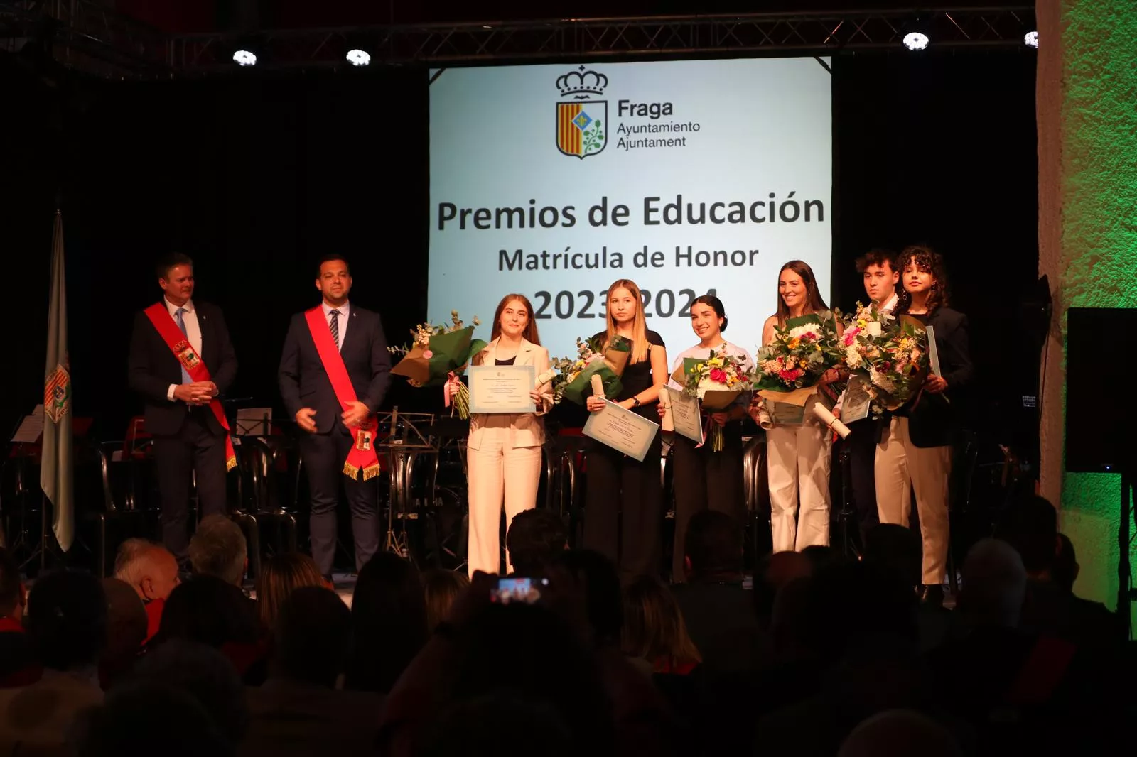 Alumnos que han obtenido Matrícula de Honor.