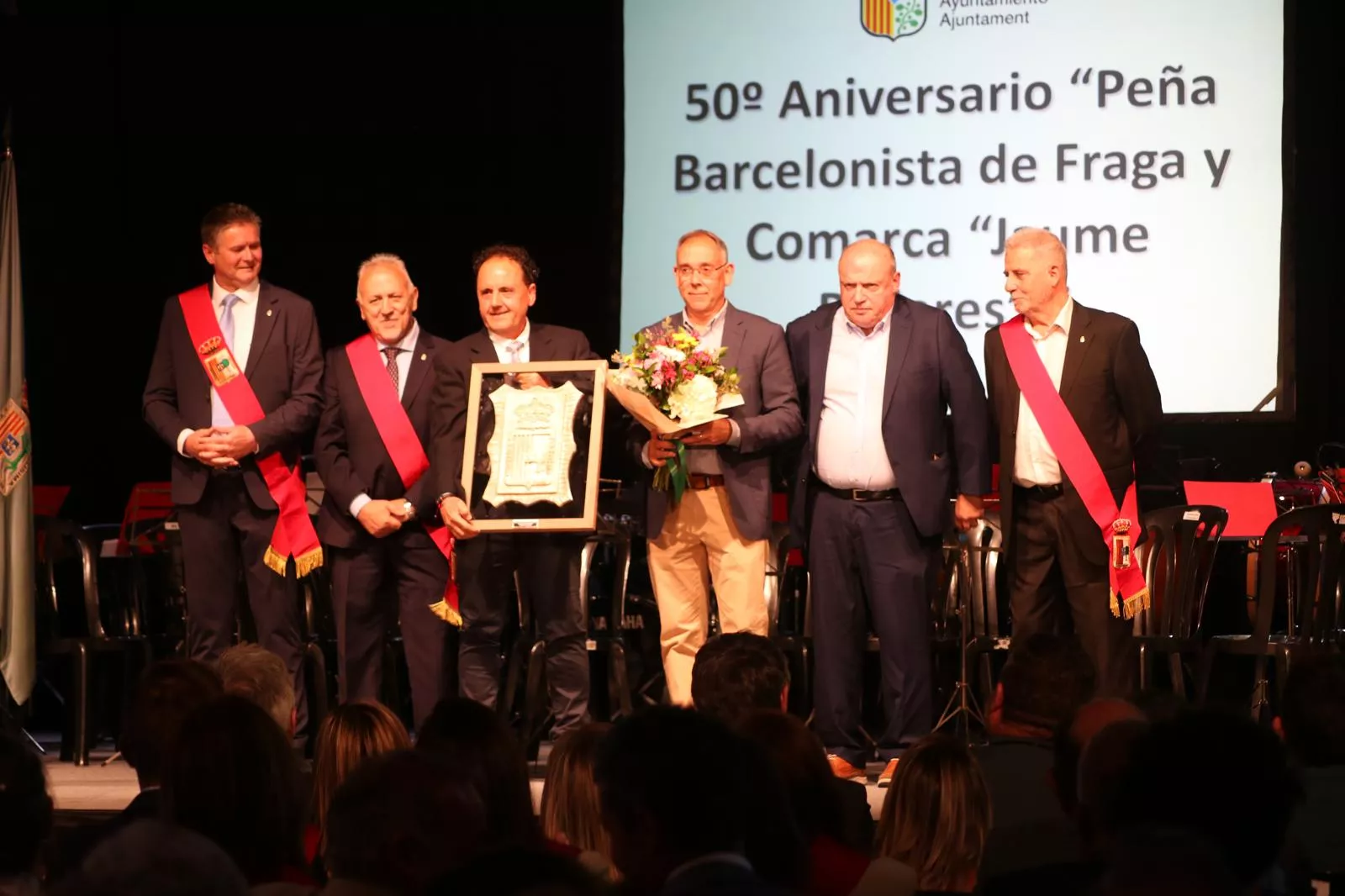 Distinción a la la Peña Barcelonista de Fraga y Comarca.