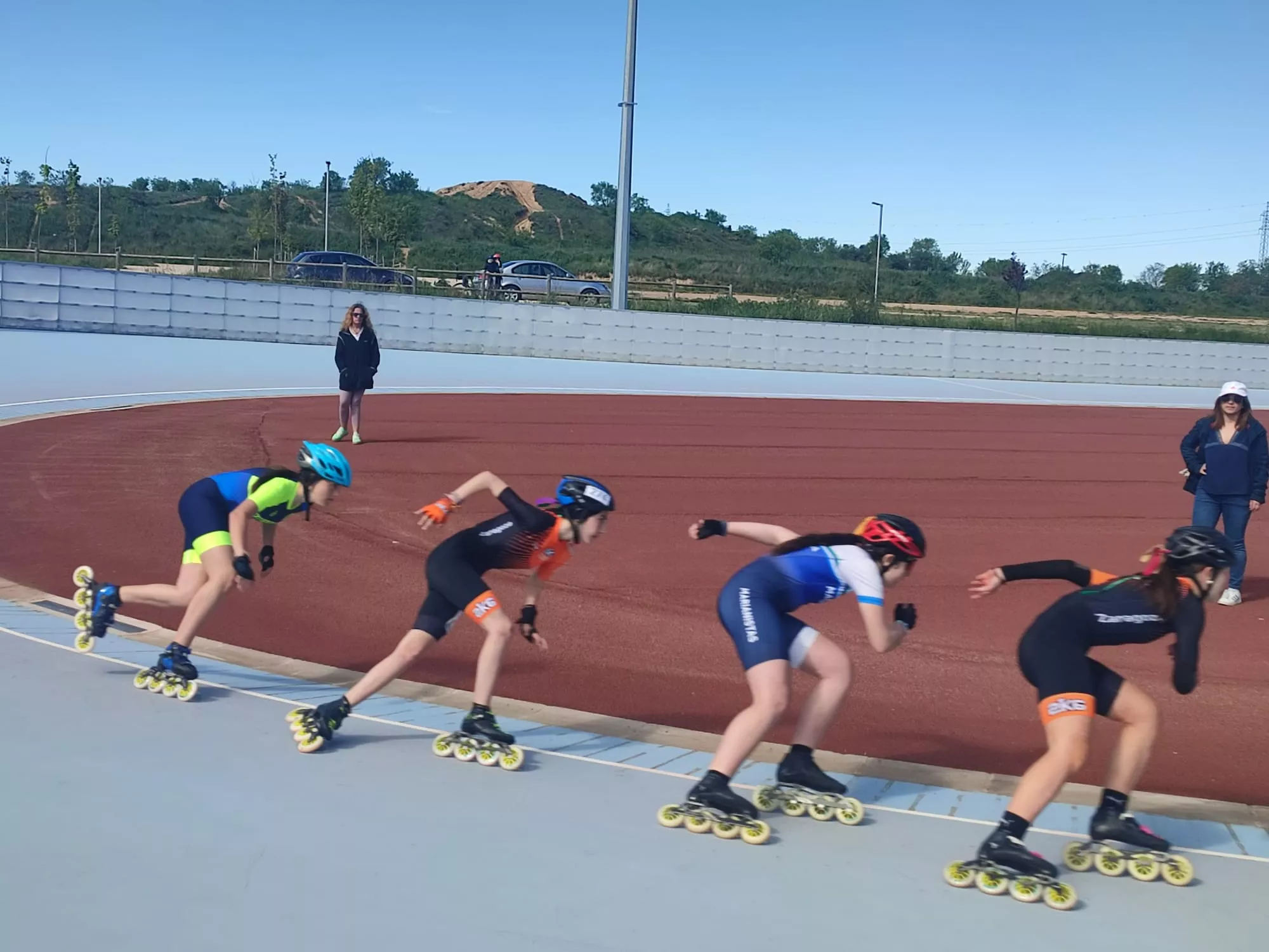 Liga Aragonesa de patinaje de velocidad.