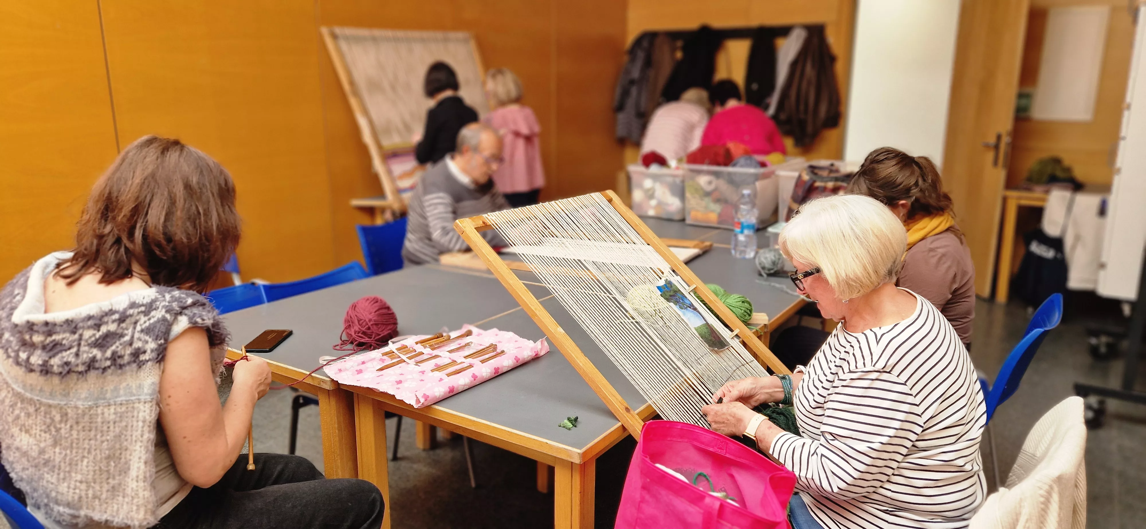  Aula de Tapices de Arcadia en el Centro Cívico. Foto Myriam Martínez