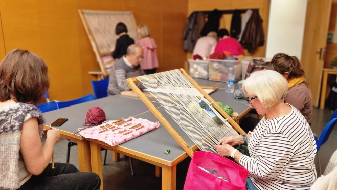  Aula de Tapices de Arcadia en el Centro Cívico. Foto Myriam Martínez