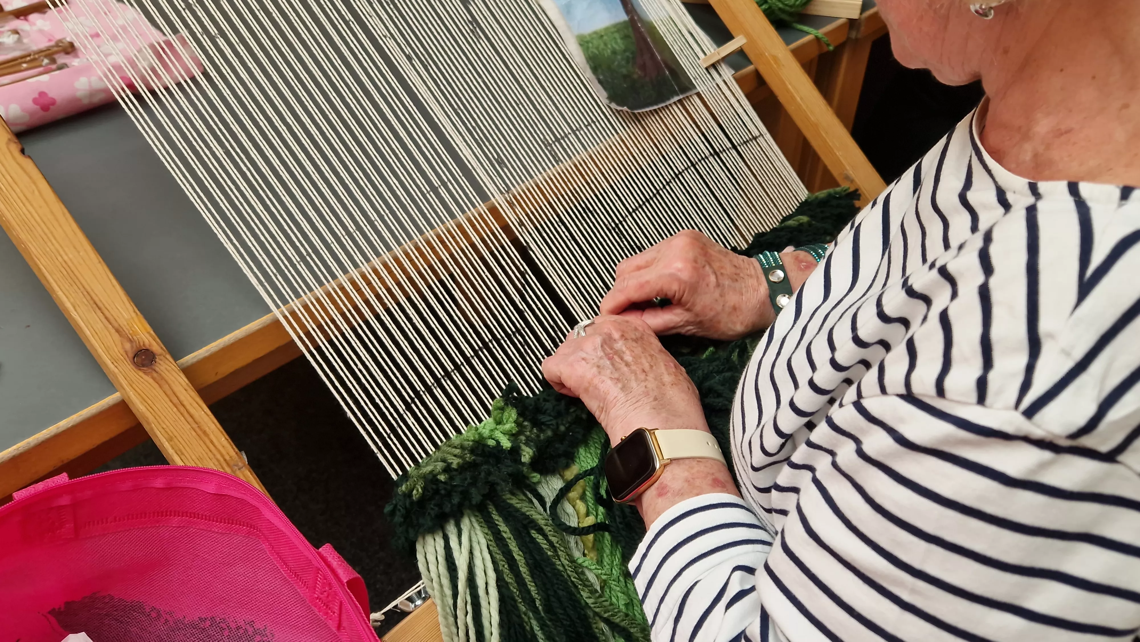  Aula de Tapices de Arcadia en el Centro Cívico. Foto Myriam Martínez