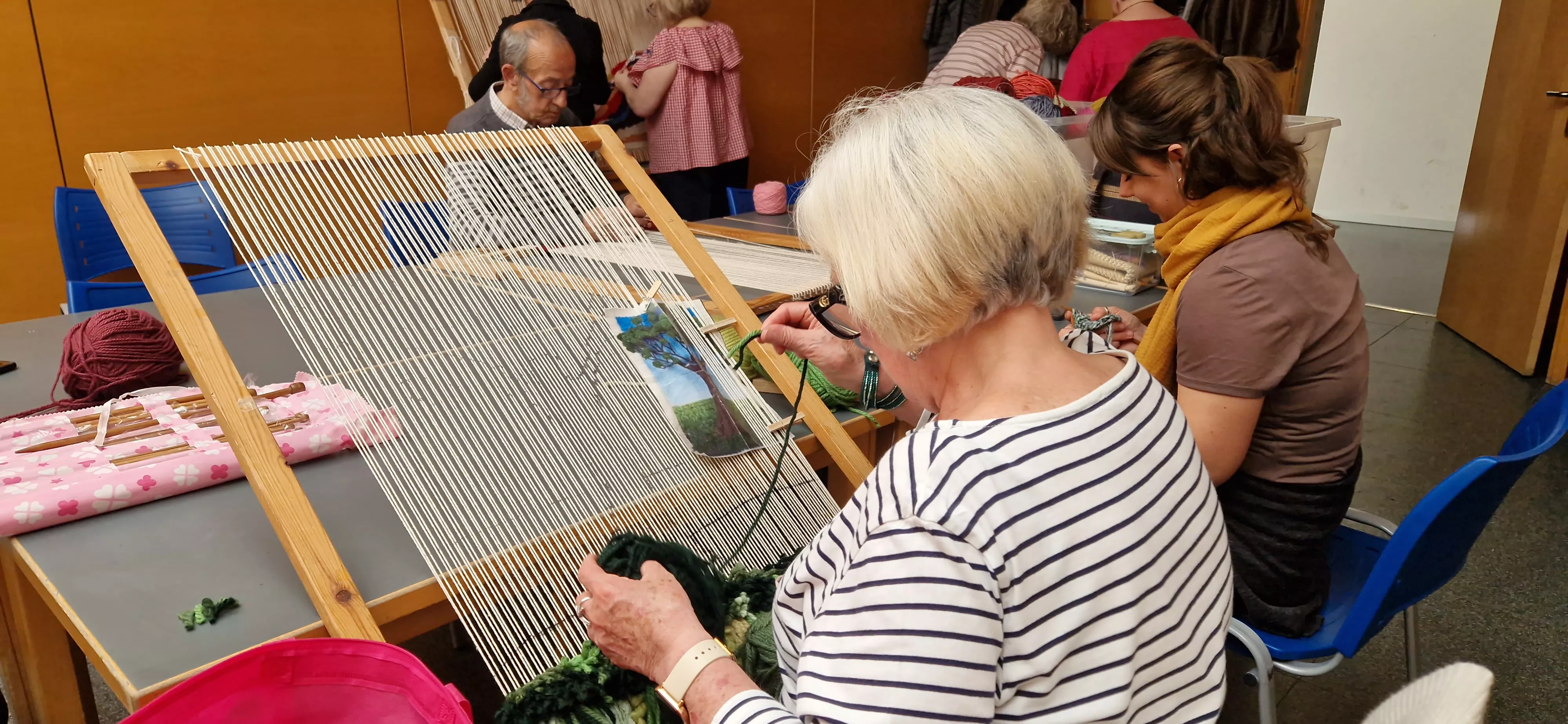  Aula de Tapices de Arcadia en el Centro Cívico. Foto Myriam Martínez