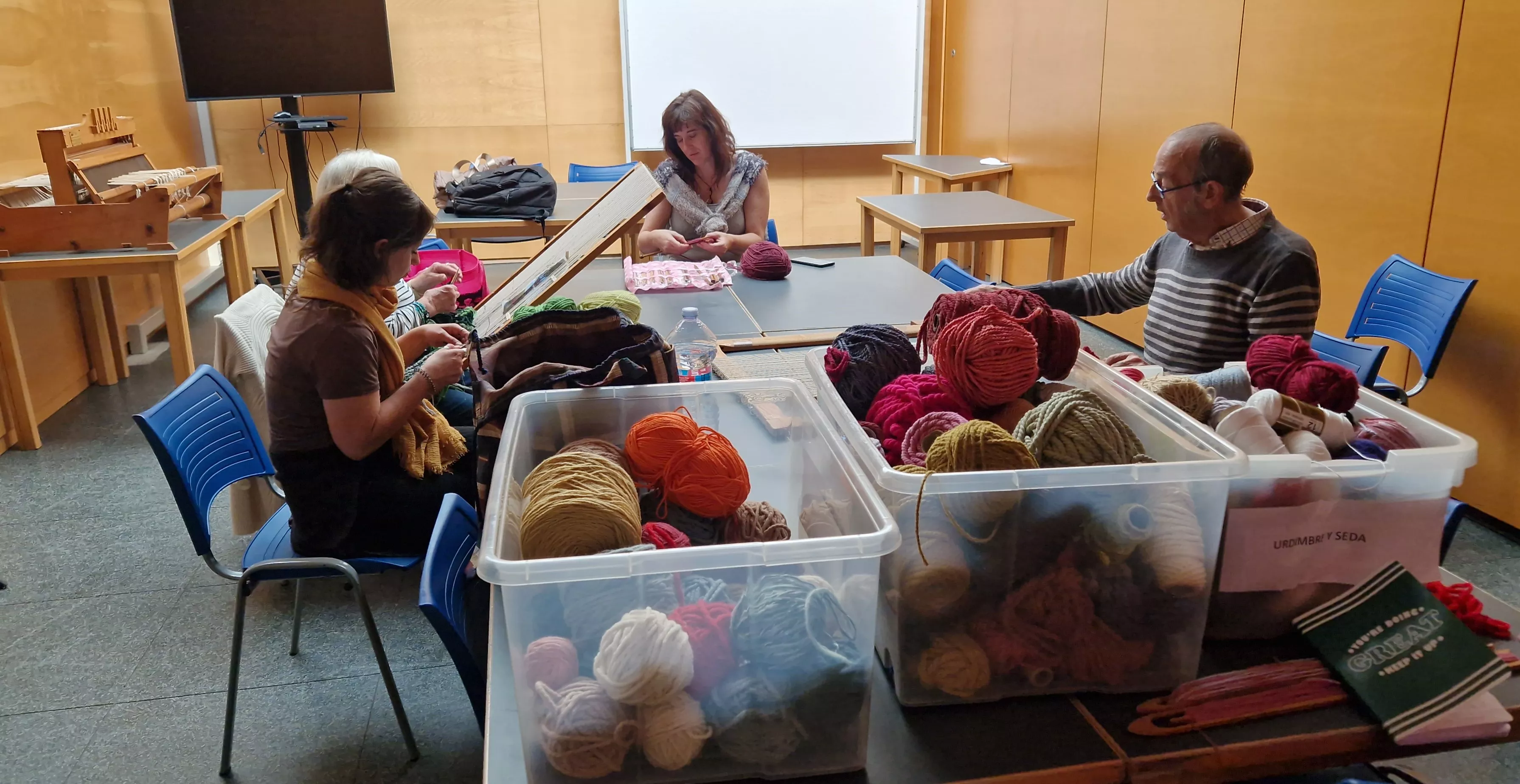  Aula de Tapices de Arcadia en el Centro Cívico. Foto Myriam Martínez