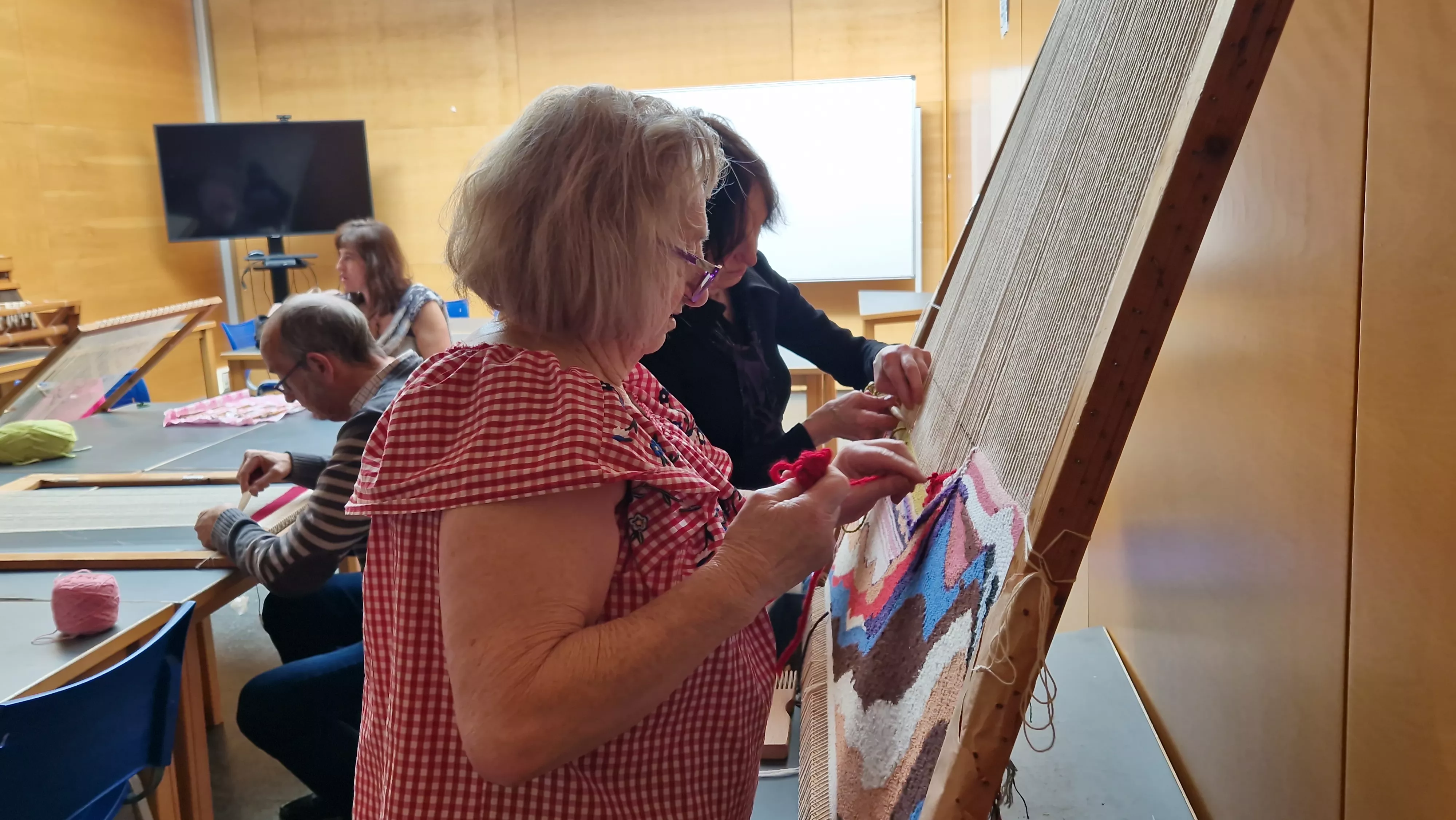  Aula de Tapices de Arcadia en el Centro Cívico. Foto Myriam Martínez