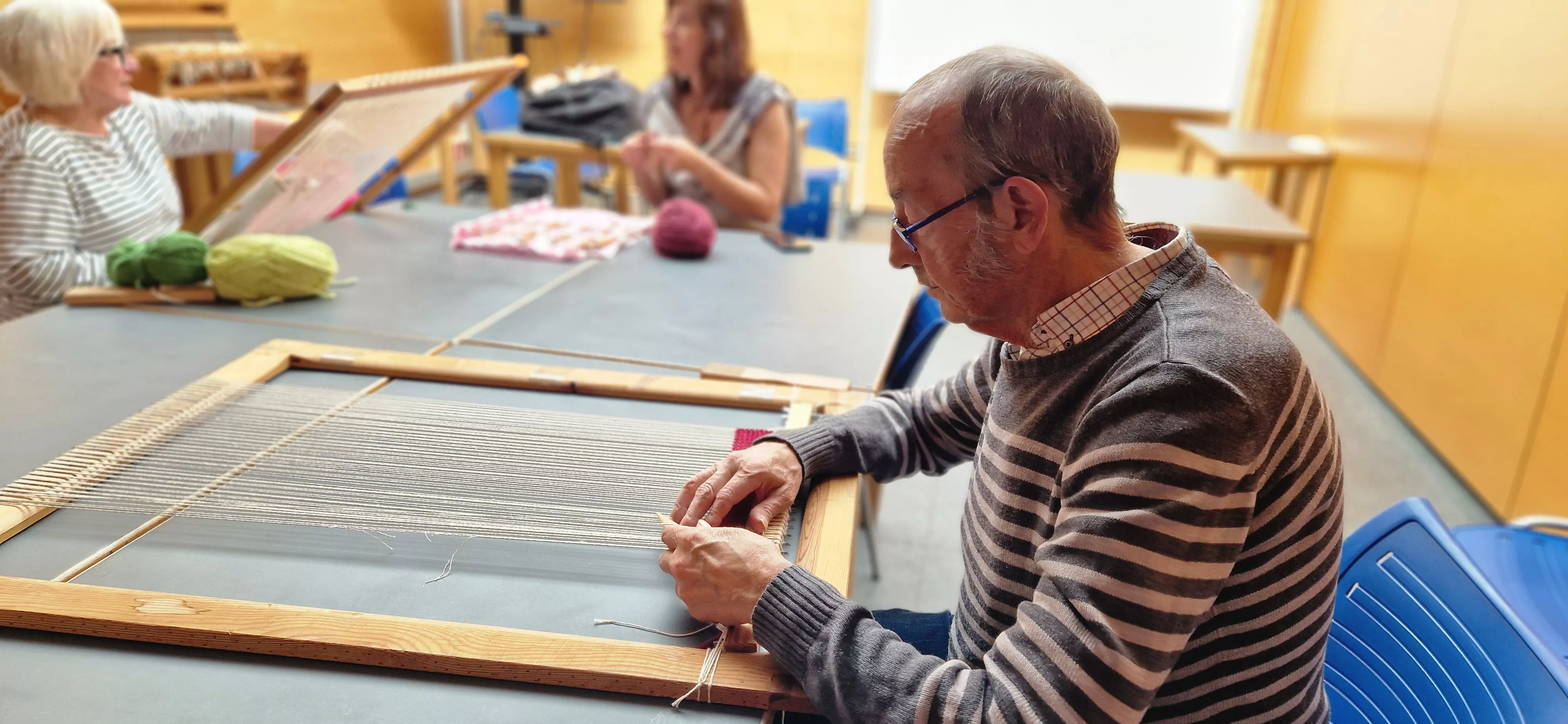  Aula de Tapices de Arcadia en el Centro Cívico. Foto Myriam Martínez