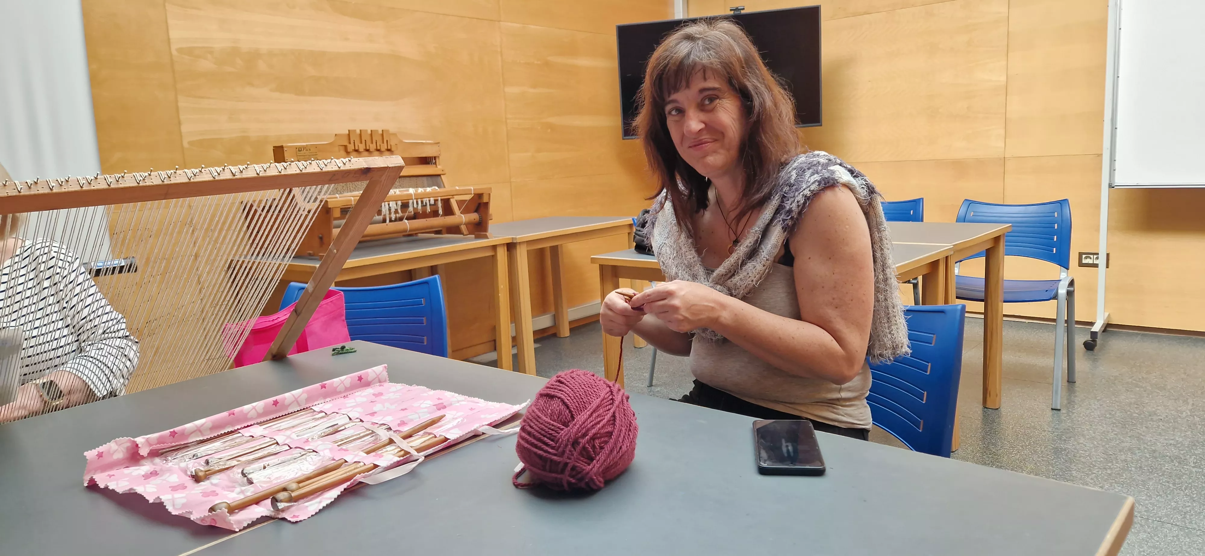  Aula de Tapices de Arcadia en el Centro Cívico. Foto Myriam Martínez