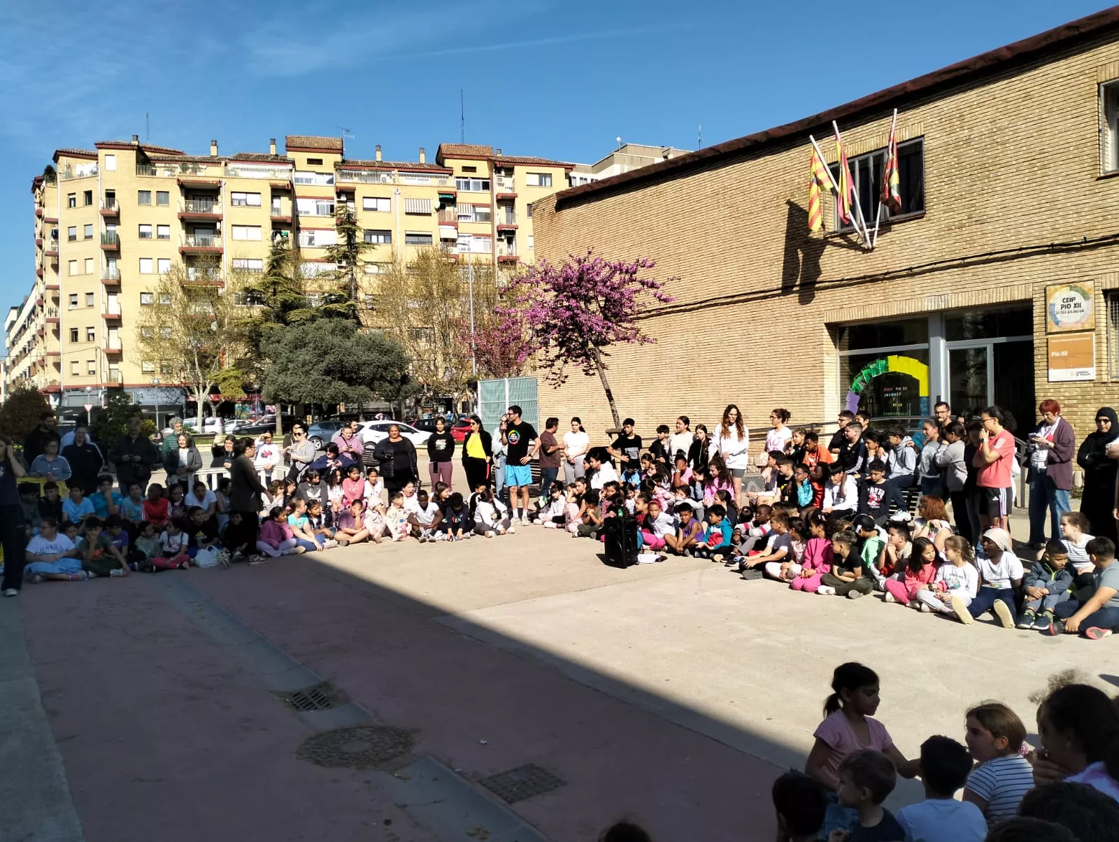 Mucho ambiente en el Colegio Pío XII