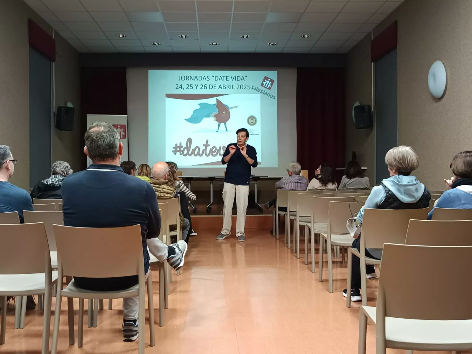 Charla impartida por  Ángel Luis Sarvisé en las jornadas Date Vida.