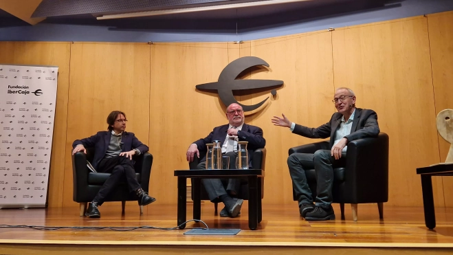 Javier Olivera, Antonio Bulbena y Carmelo Pelegrín. Foto Myriam Martínez