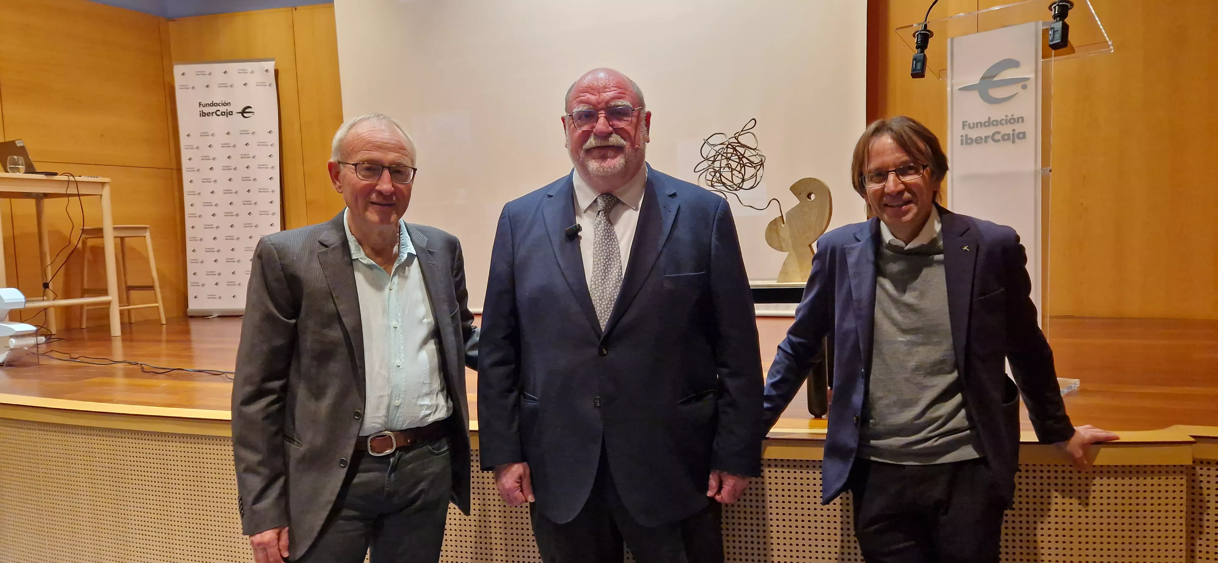 Carmelo Pelegrín, Antonio Bulbena y Javier Olivera. Foto Myriam Martínez